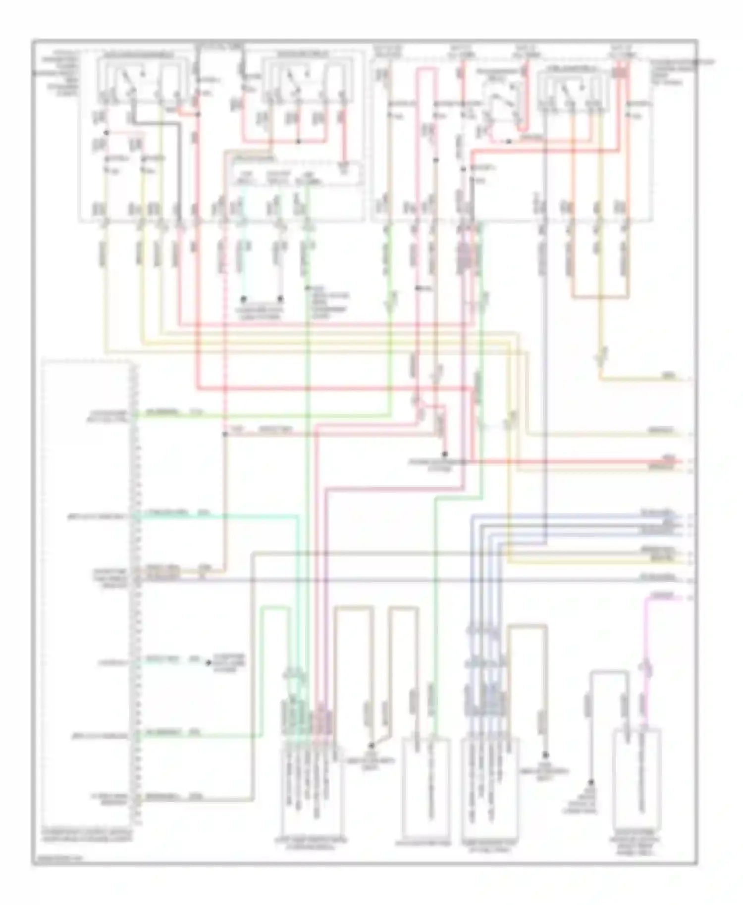 Challenger Dodge III facelift (2010-2014): Wiring diagram engine performance 3.6l (1 of 5)