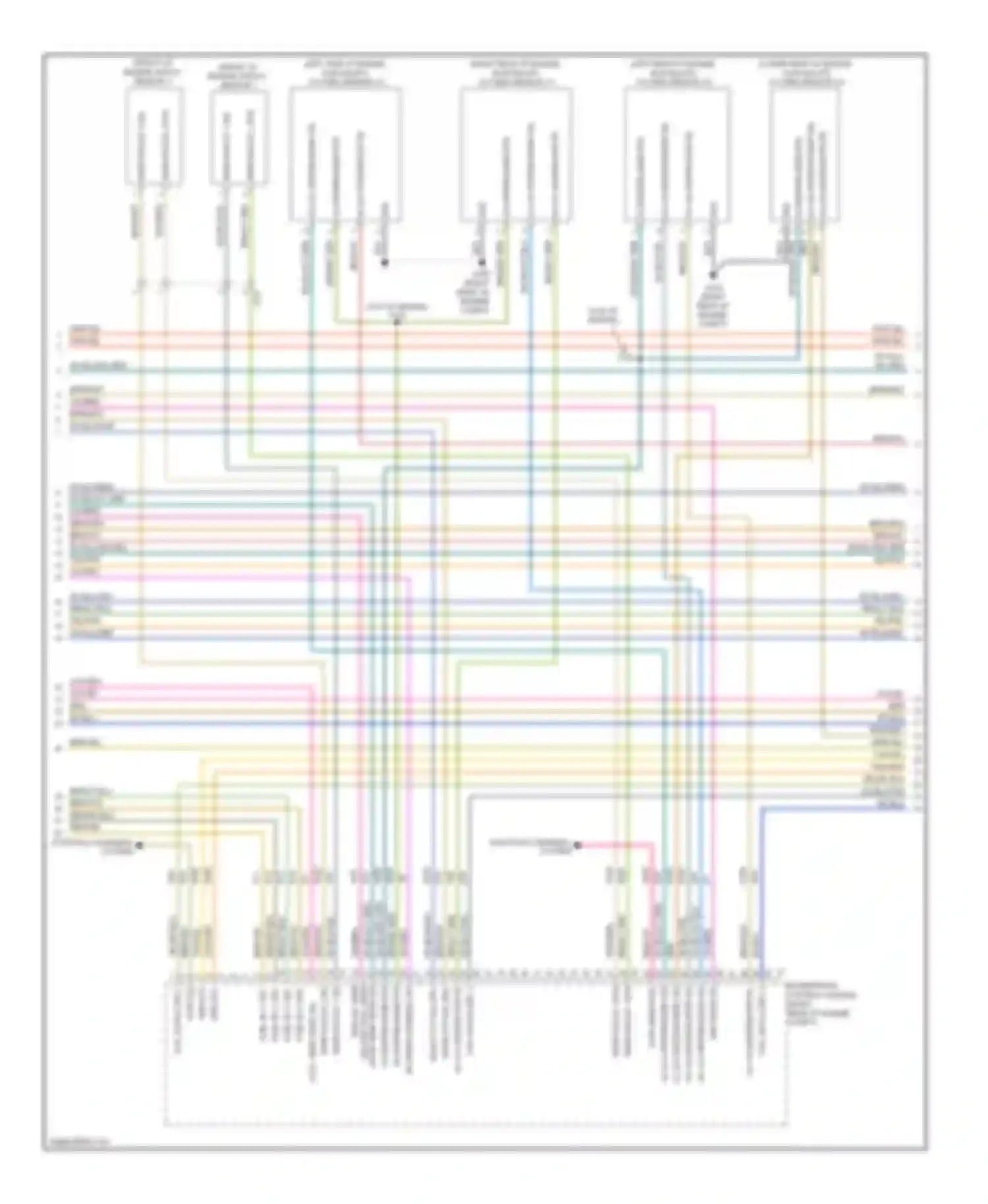 Challenger Dodge III facelift (2010-2014): Wiring diagram engine performance 3.6l (4 of 5)