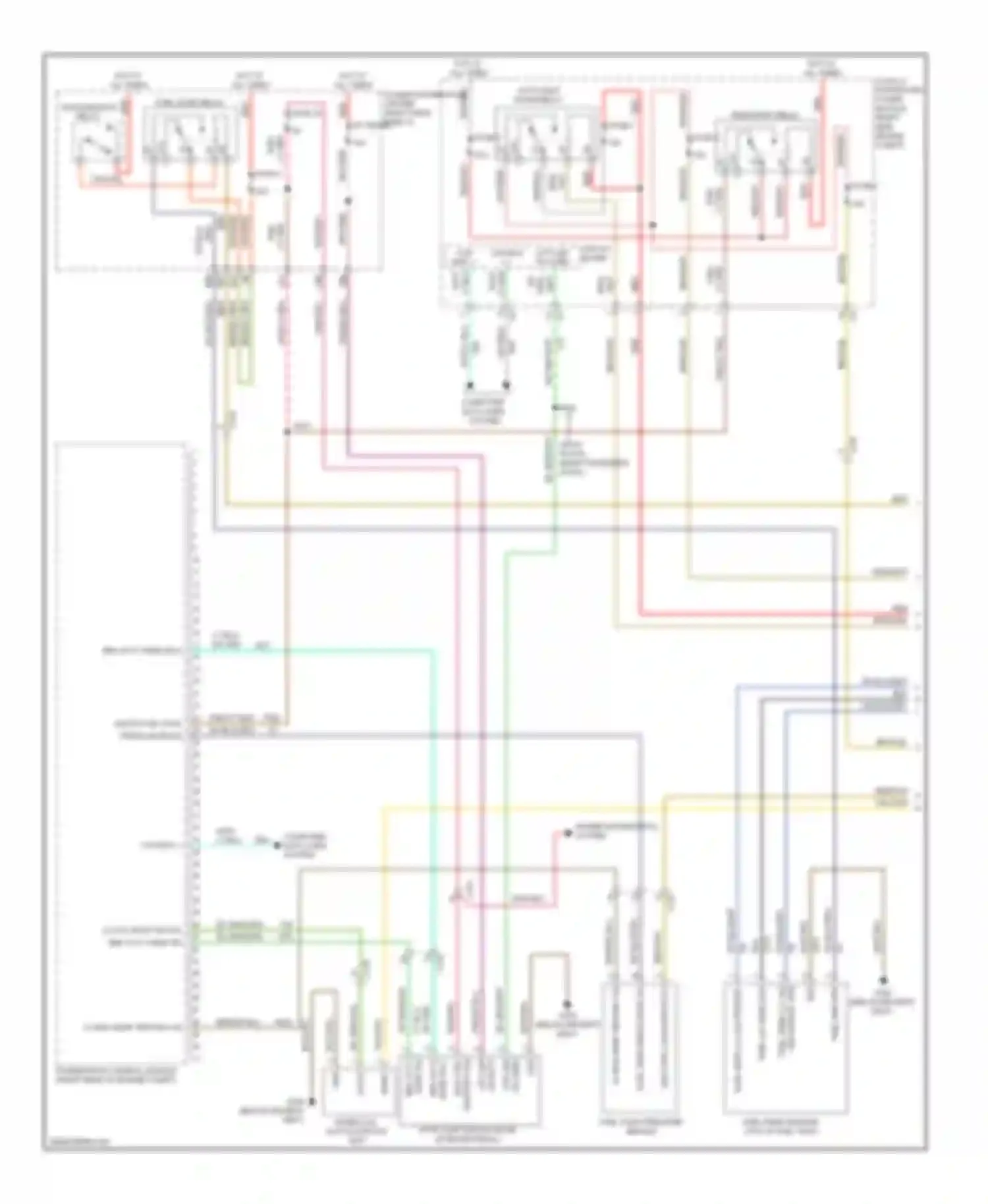 Challenger Dodge III facelift (2010-2014): Wiring diagram engine performance 5.7l (1 of 5)