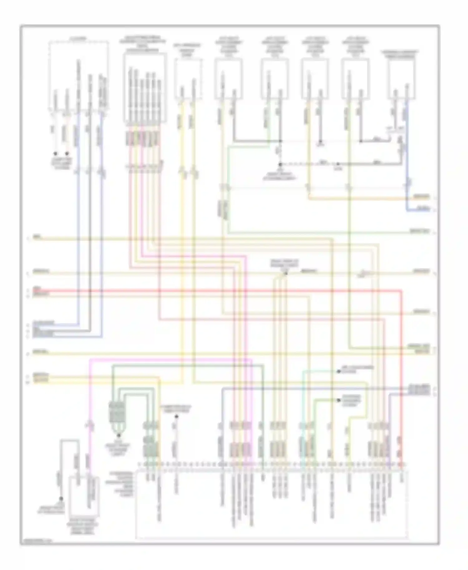 Challenger Dodge III facelift (2010-2014): Wiring diagram engine performance 5.7l (2 of 5)
