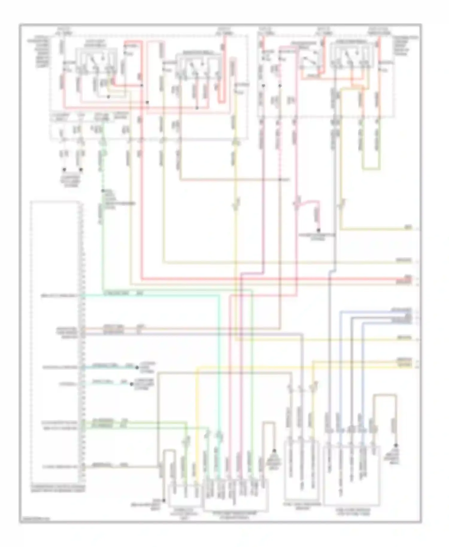 Challenger Dodge III facelift (2010-2014): Wiring diagram engine performance 6.4l (1 of 5)