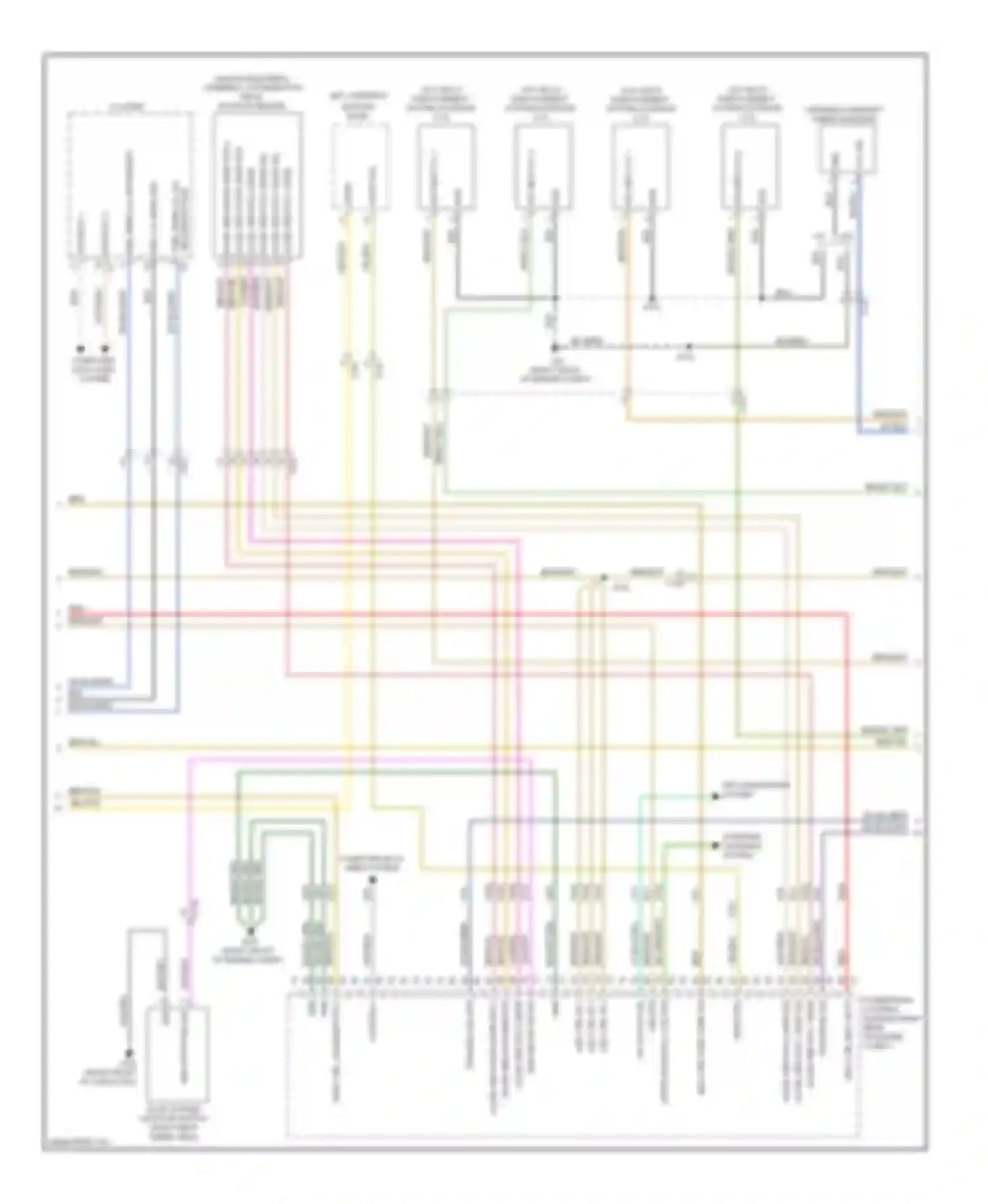 Challenger Dodge III facelift (2010-2014): Wiring diagram engine performance 6.4l (2 of 5)