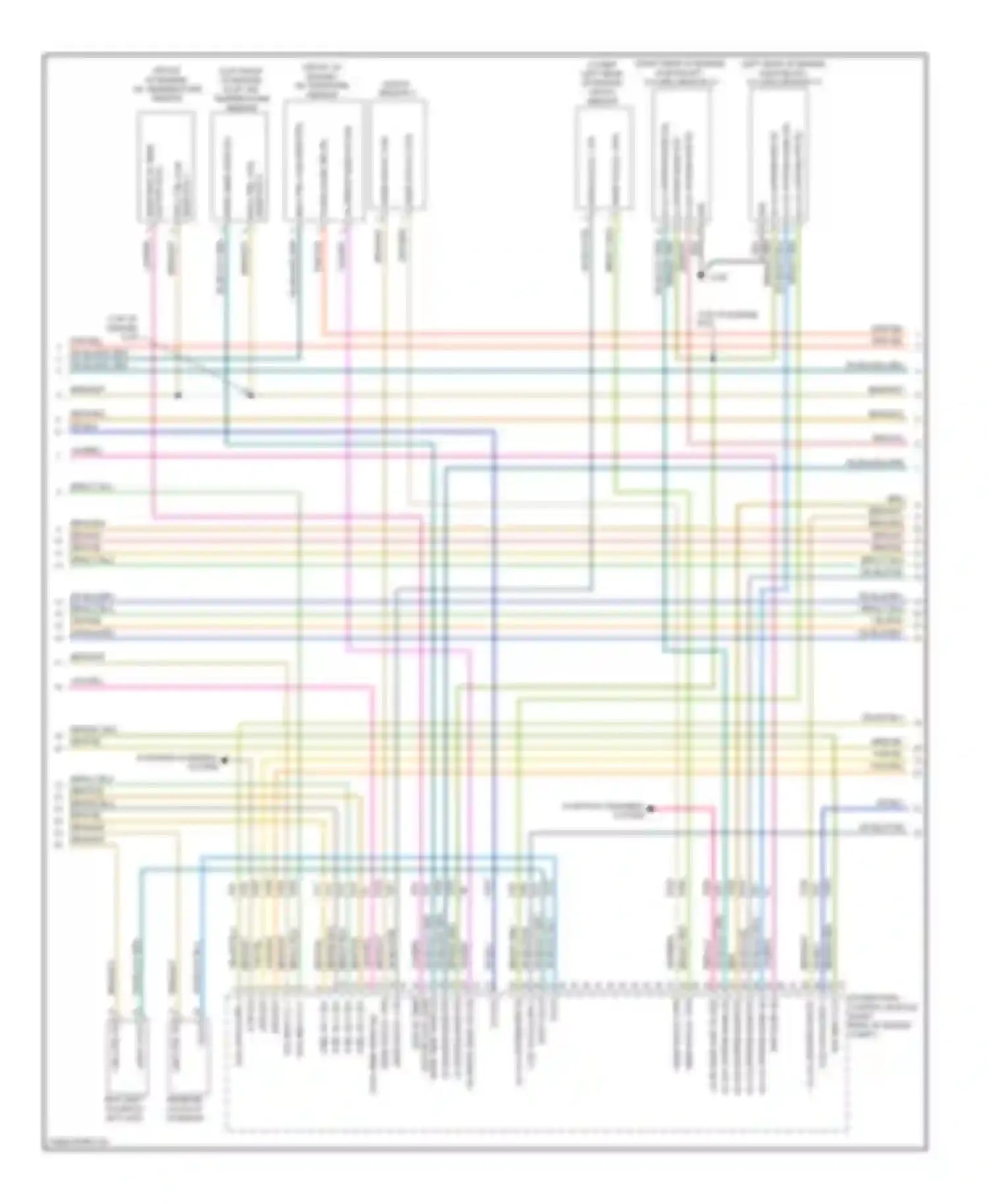 Challenger Dodge III facelift (2010-2014): Wiring diagram engine performance 6.4l (4 of 5)