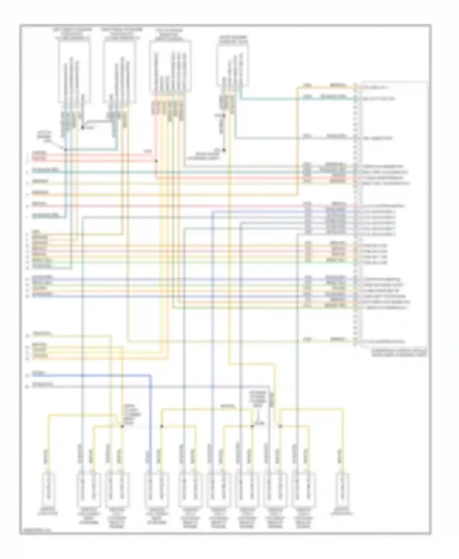 Challenger Dodge III facelift (2010-2014): Wiring diagram engine performance 6.4l (5 of 5)