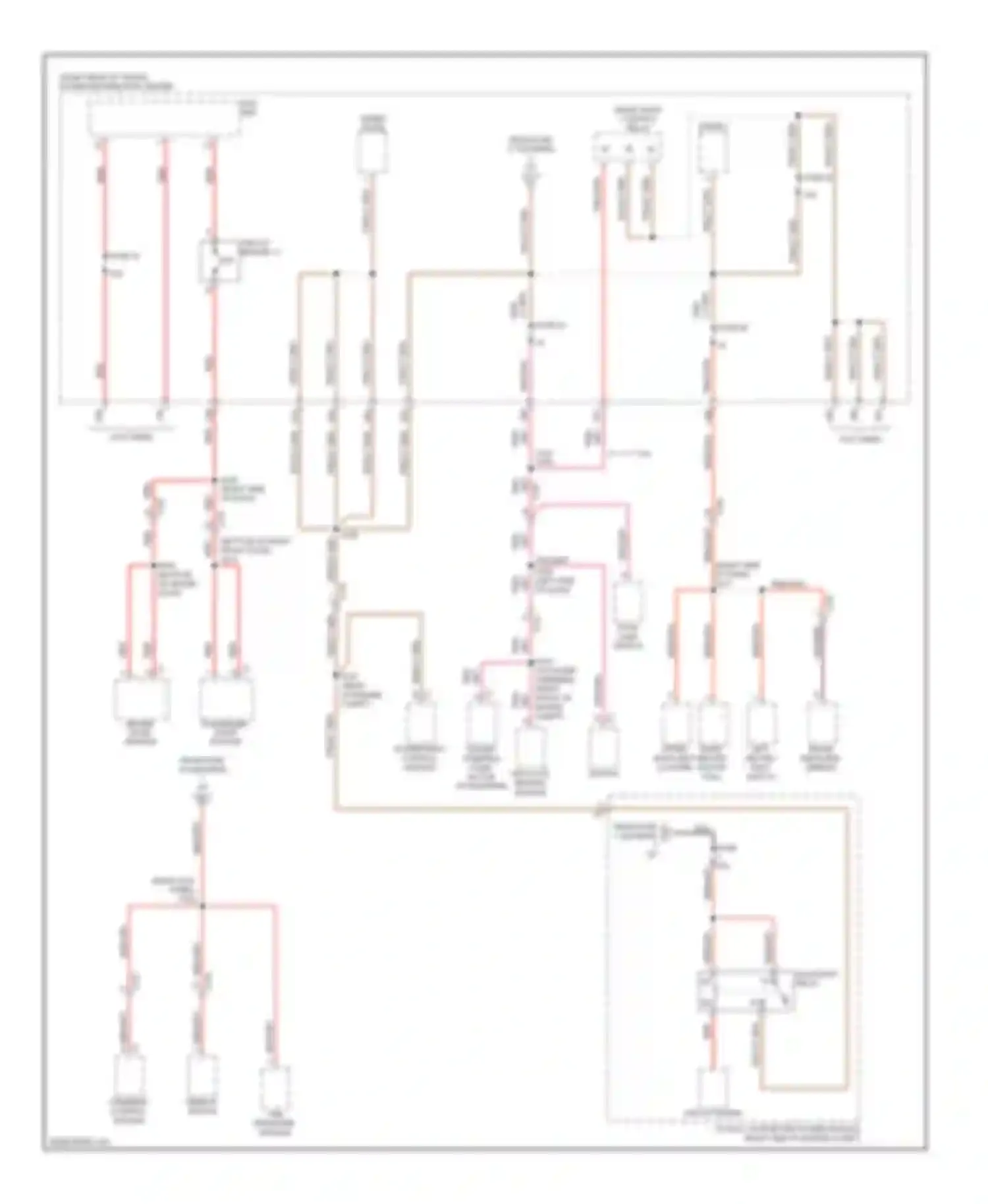 Challenger Dodge III facelift (2010-2014): Power distribution circuit (4 of 4)