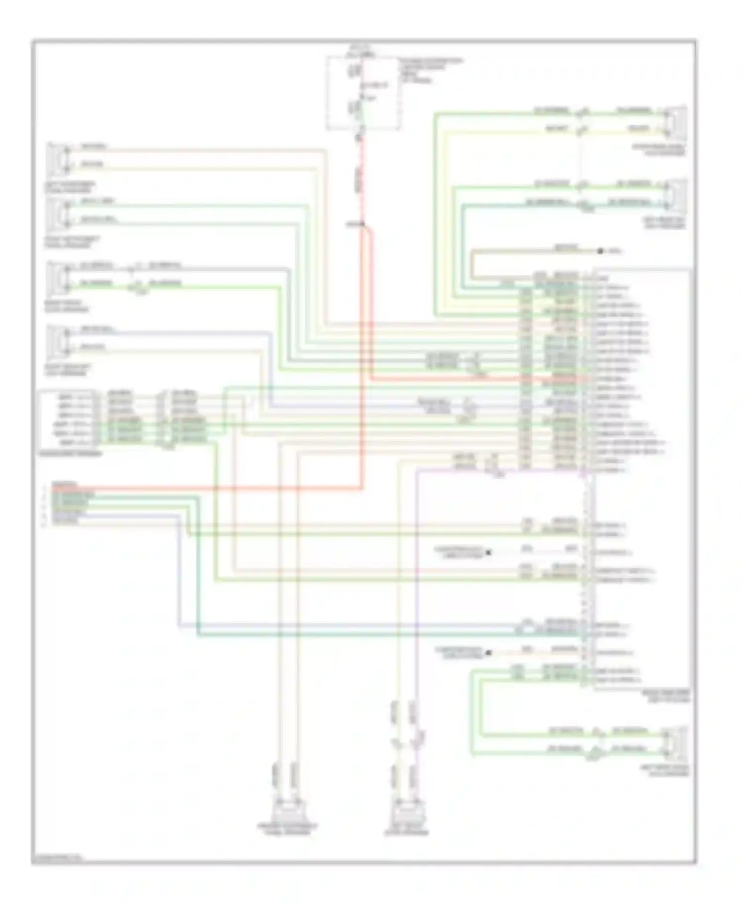 Challenger Dodge III facelift (2010-2014): Radio circuit (2 of 2)