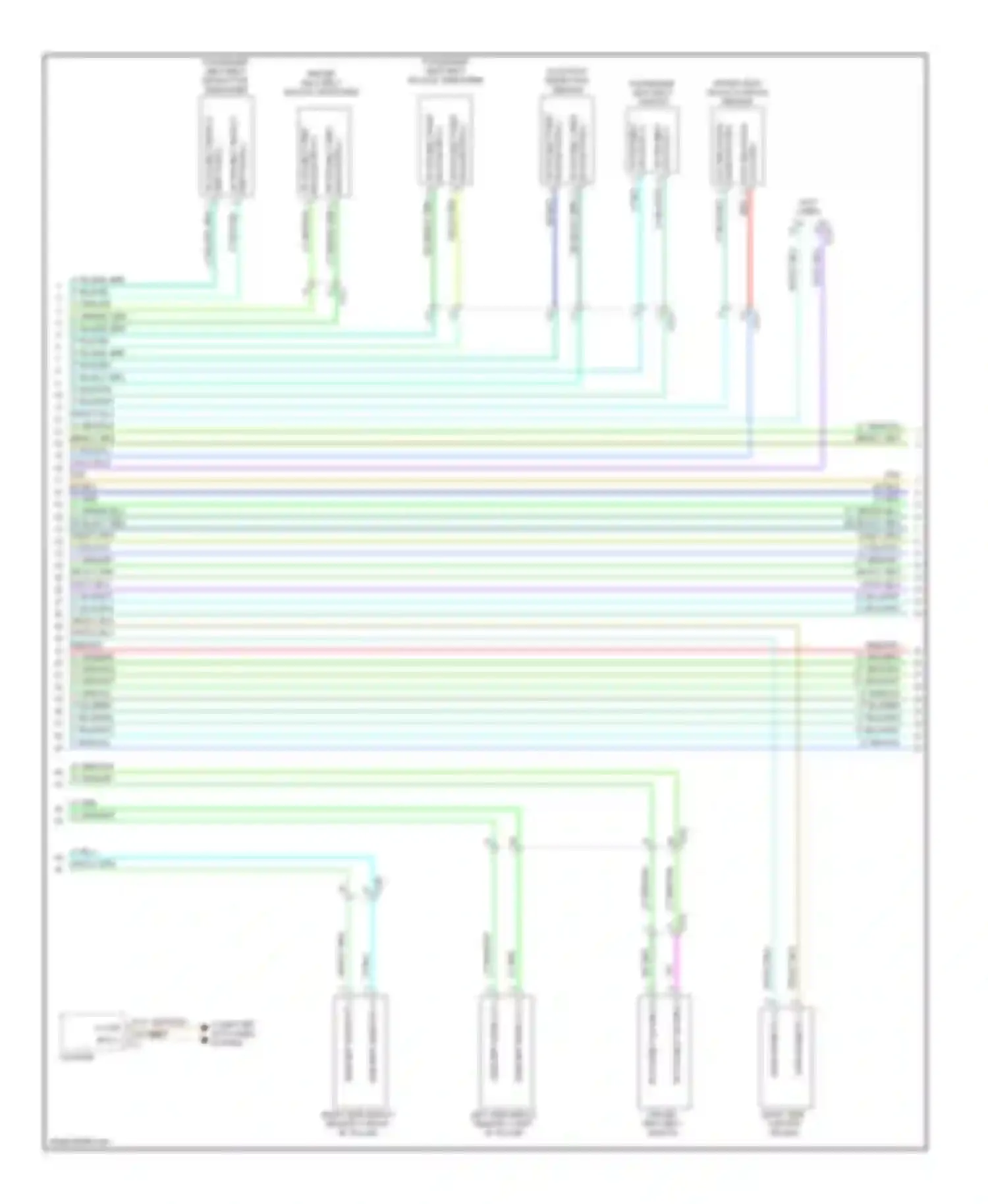 Challenger Dodge III facelift (2010-2014): Supplemental restraints circuit (2 of 3)