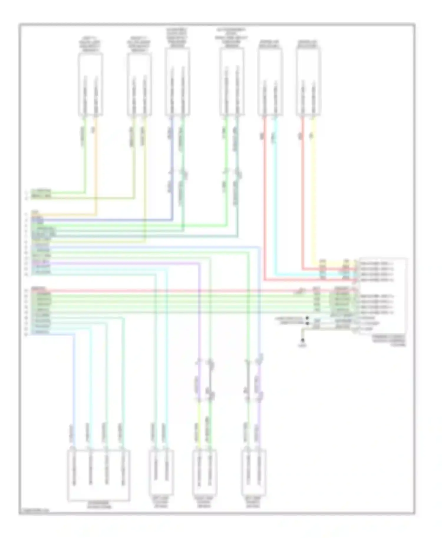 Challenger Dodge III facelift (2010-2014): Supplemental restraints circuit (3 of 3)