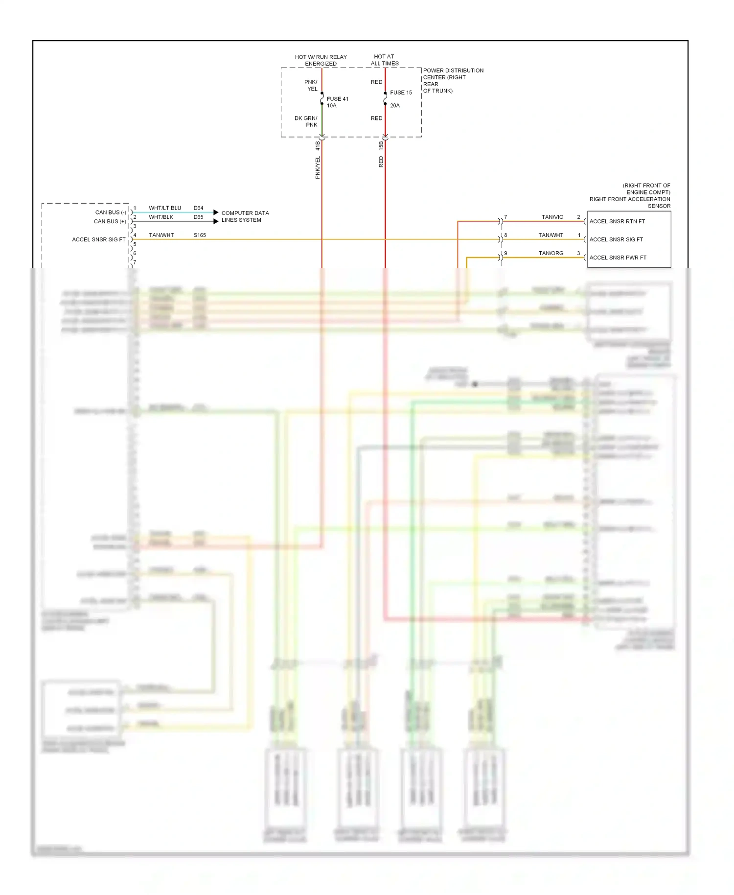 Dodge Challenger III facelift (2010-2014) computer data lines system wiring diagram  (8 of 41)