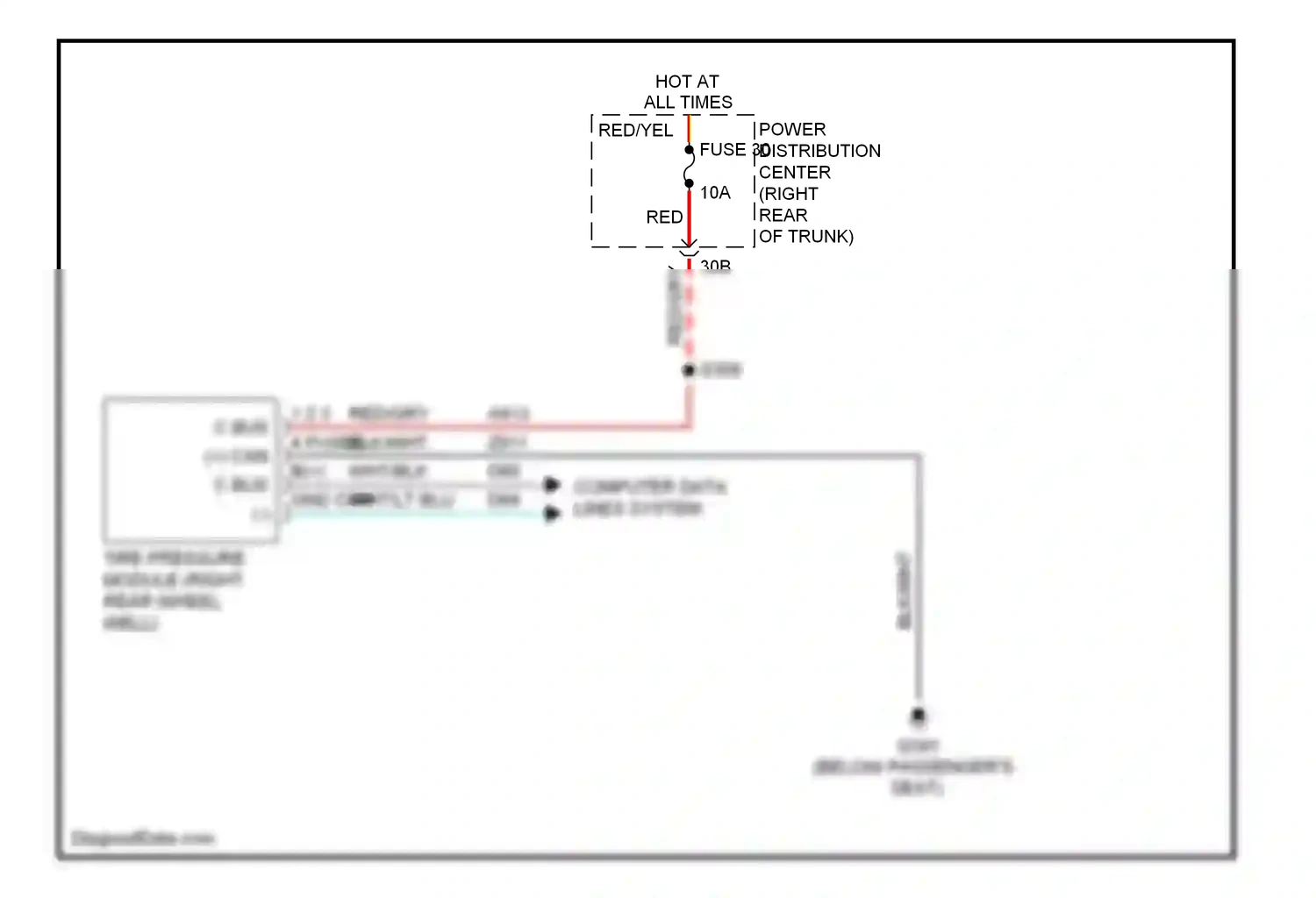 Dodge Challenger III facelift (2010-2014) computer data lines system wiring diagram  (39 of 41)
