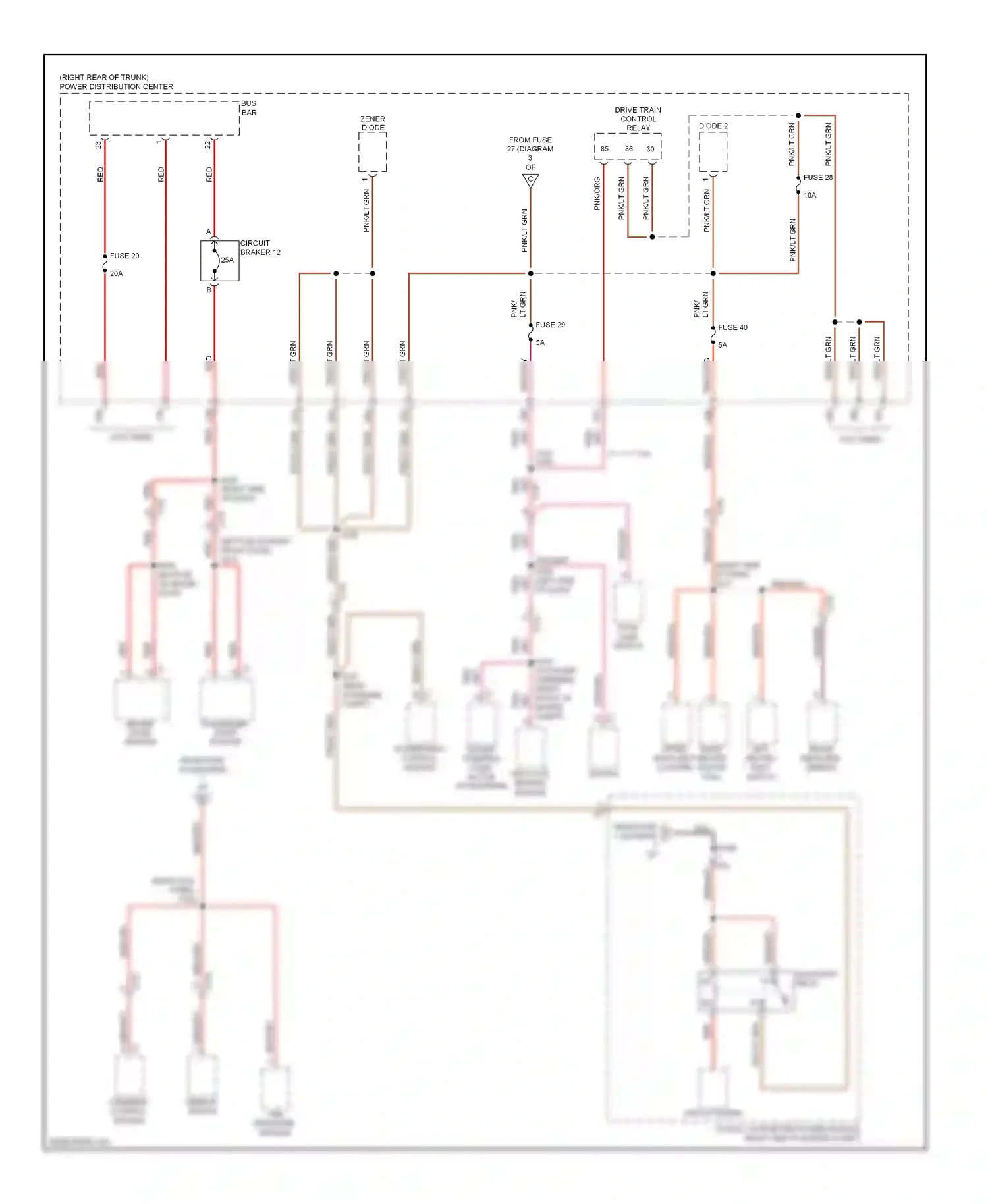 Dodge Challenger III facelift (2010-2014) powertrain control module wiring diagram  (4 of 4)