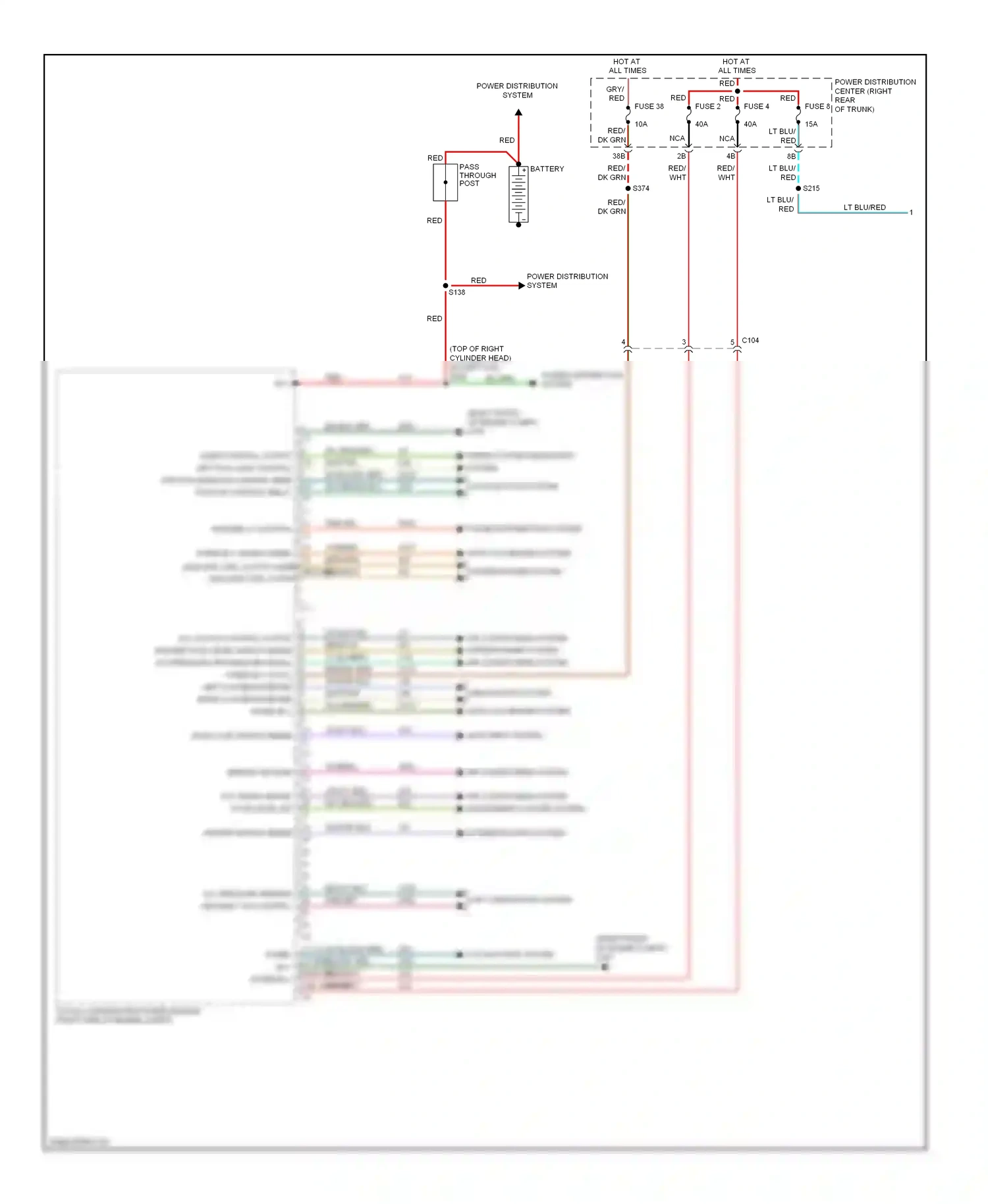 Dodge Challenger III facelift (2010-2014) sensor ground wiring diagram  (1 of 1)