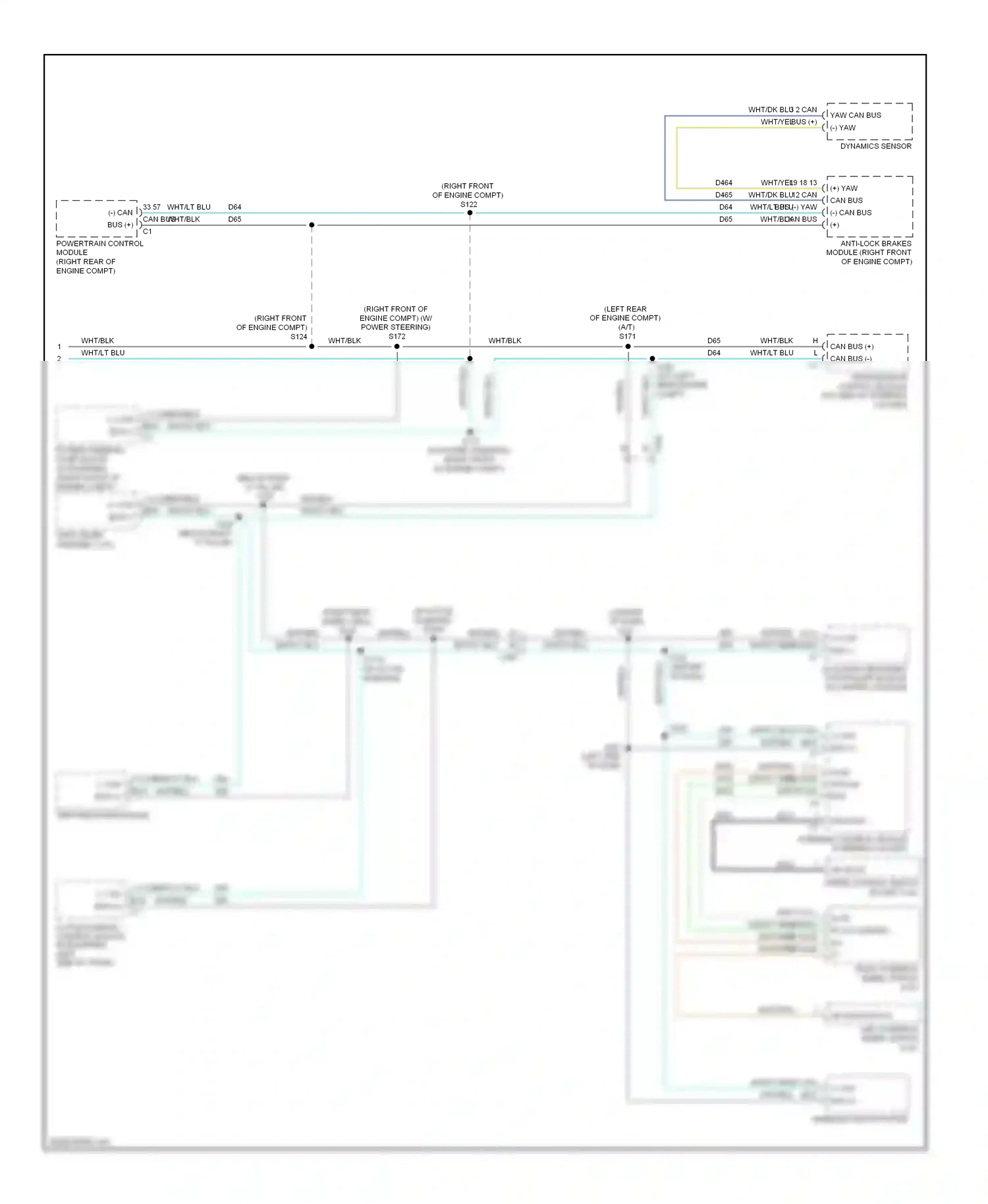 Dodge Challenger III facelift (2010-2014) steering control module (steering column) wiring diagram  (2 of 11)