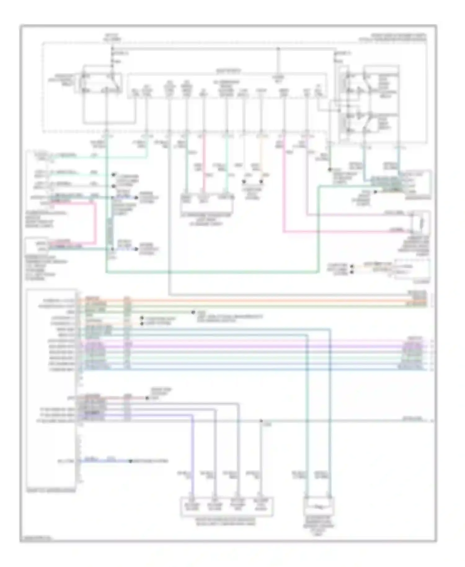 Challenger Dodge III (2008-2010): Manual a/c circuit (1 of 2)