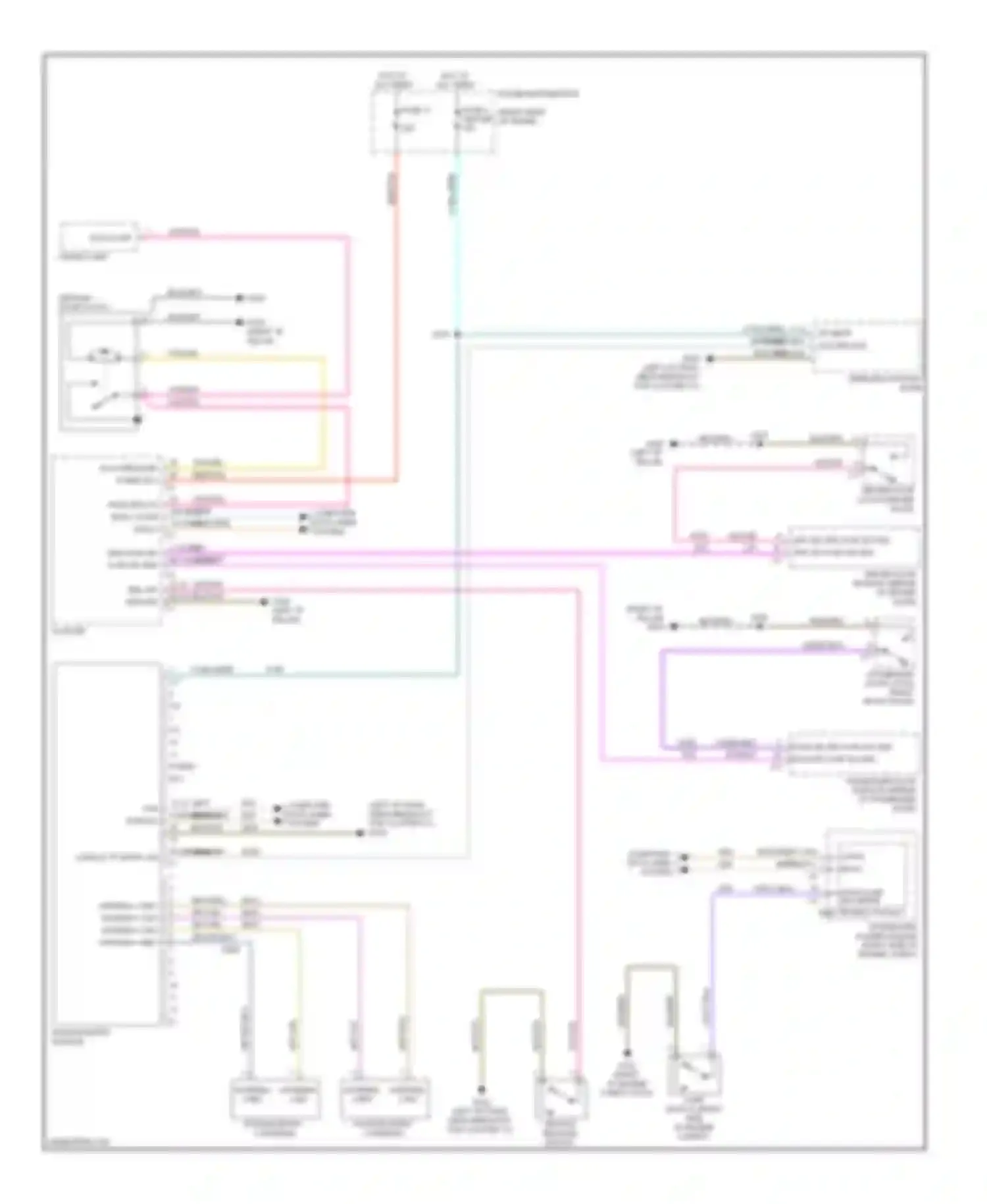 Challenger Dodge III (2008-2010): Anti-theft circuit