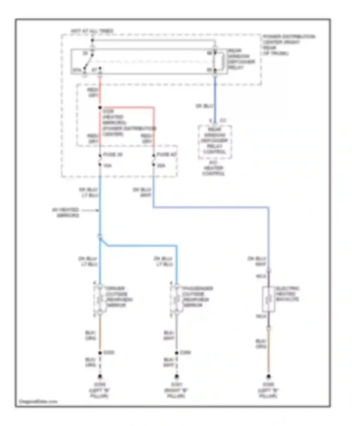 Challenger Dodge III (2008-2010): Defoggers circuit
