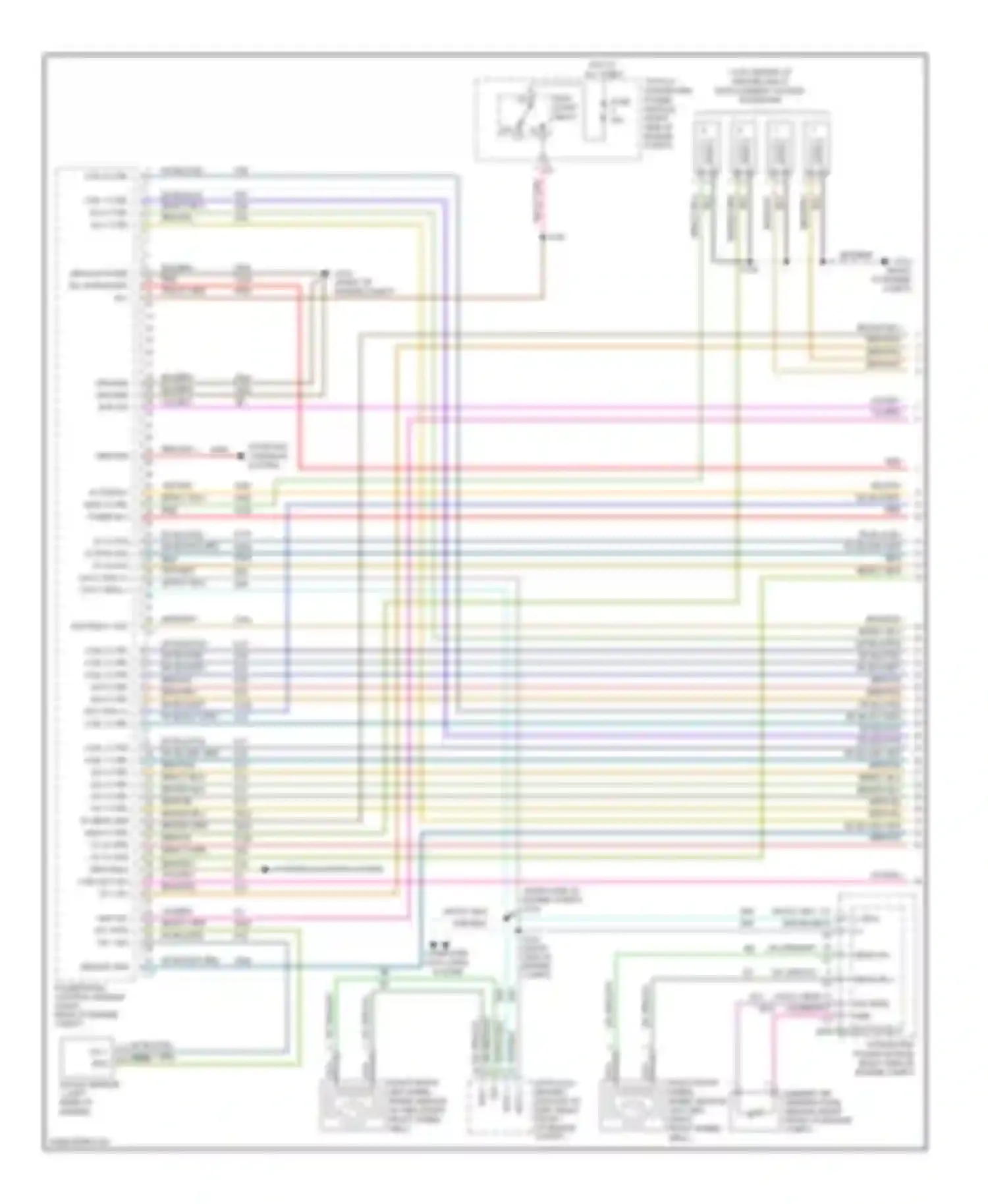 Challenger Dodge III (2008-2010): Wiring diagram engine performance 5.7l (1 of 4)