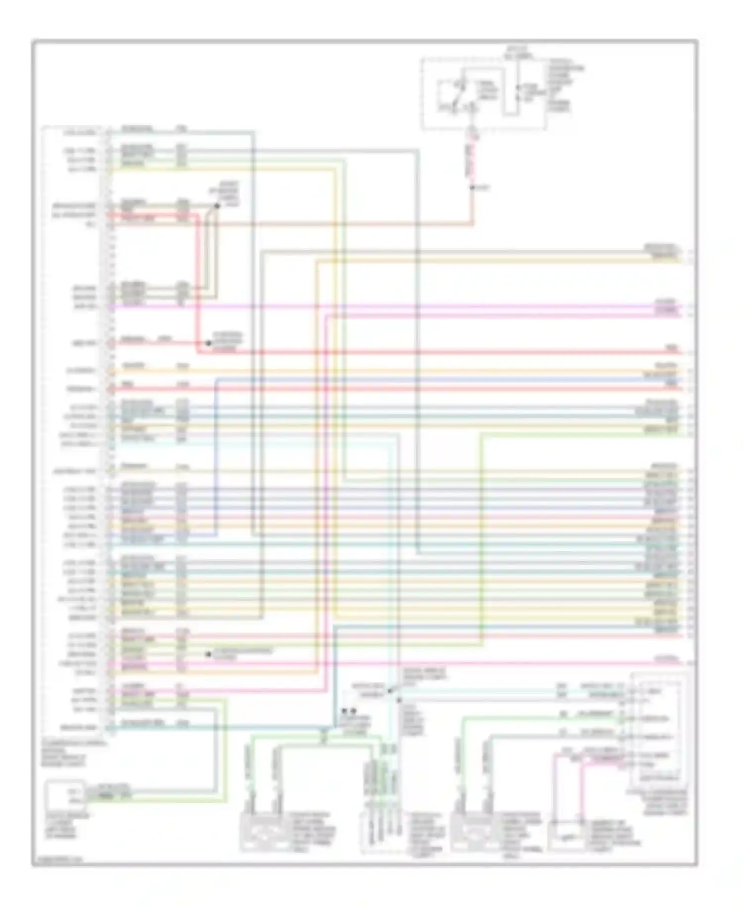 Challenger Dodge III (2008-2010): Wiring diagram engine performance 6.1l (1 of 4)