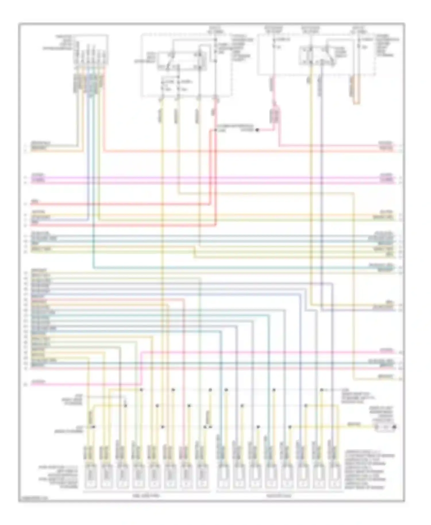 Challenger Dodge III (2008-2010): Wiring diagram engine performance 6.1l (2 of 4)