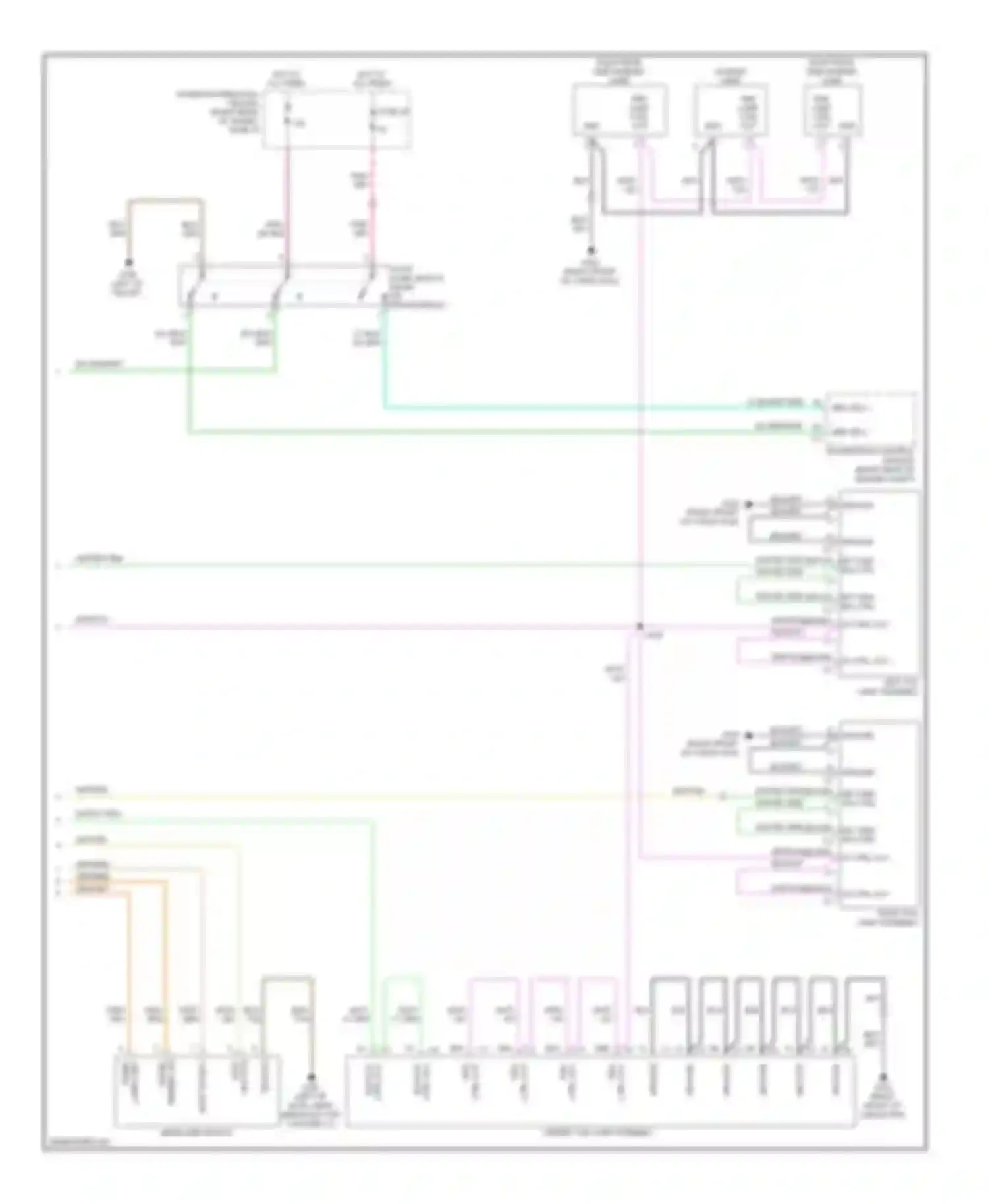 Challenger Dodge III (2008-2010): Exterior lamps circuit (2 of 2)