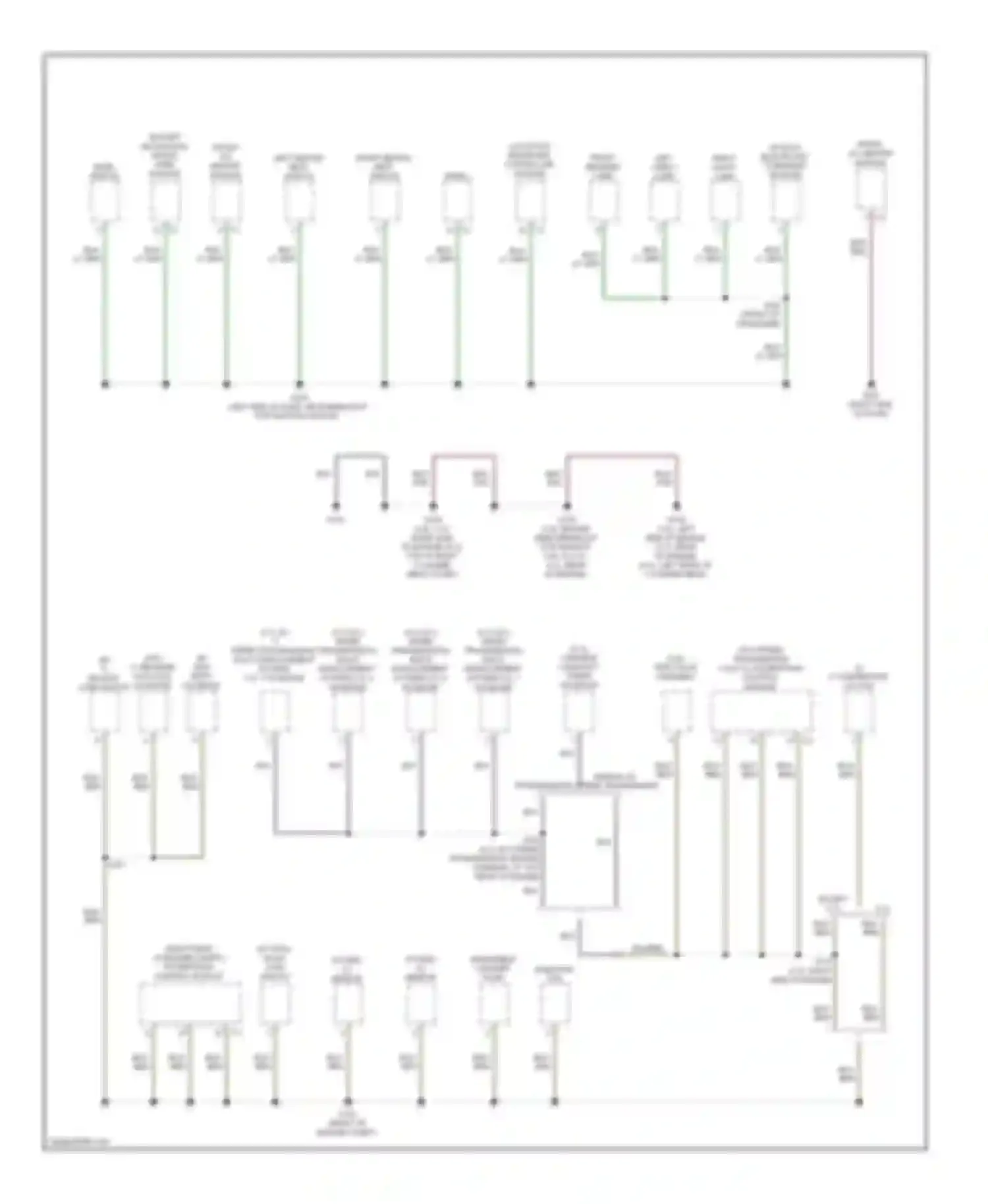Challenger Dodge III (2008-2010): Ground distribution circuit (2 of 3)