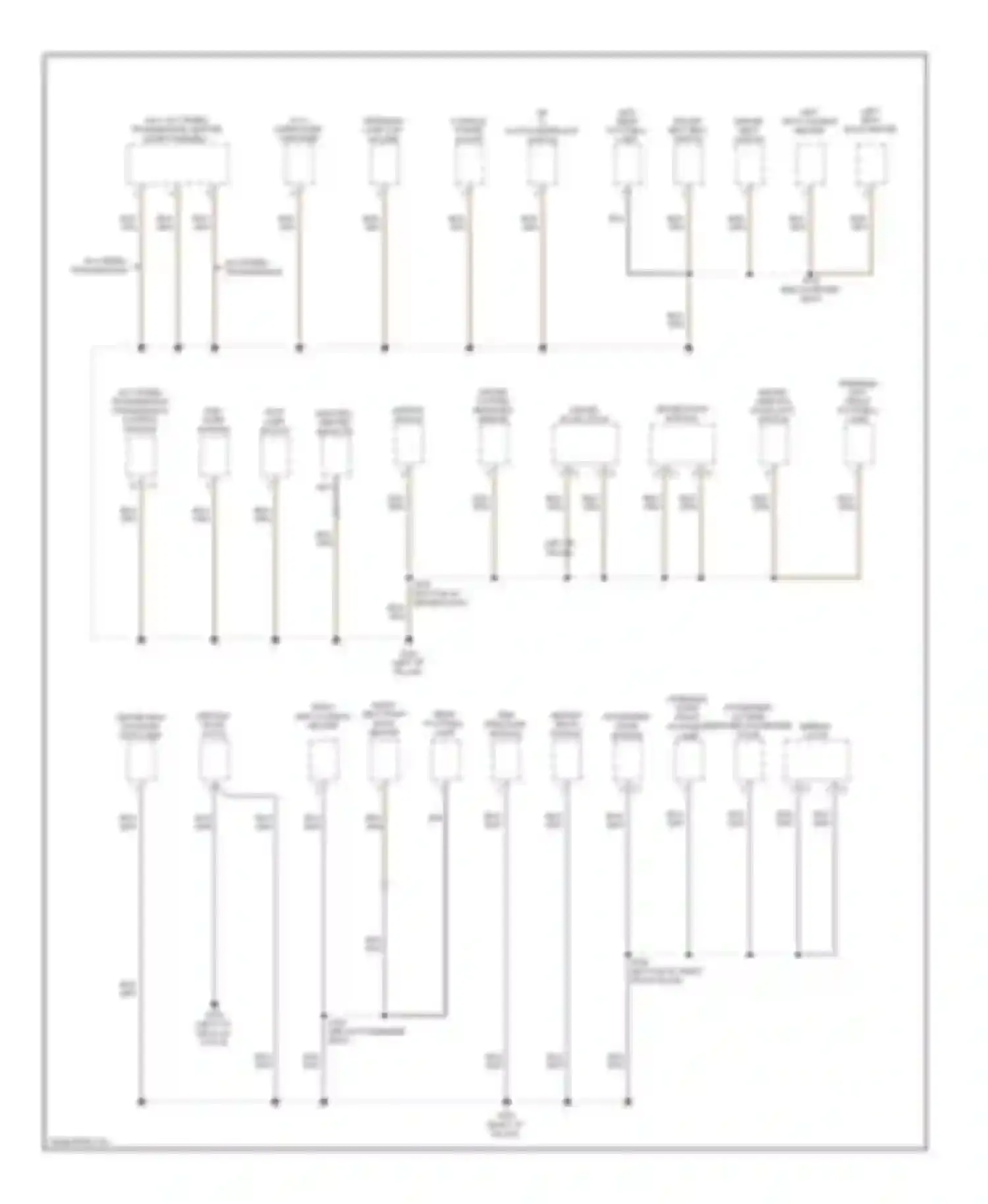 Challenger Dodge III (2008-2010): Ground distribution circuit (3 of 3)