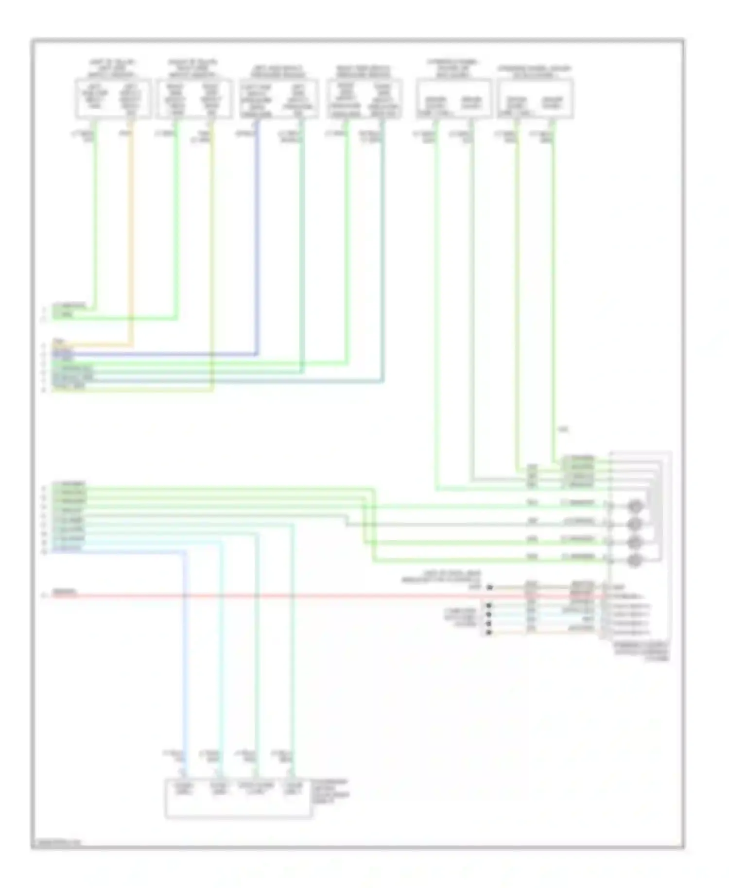 Challenger Dodge III (2008-2010): Supplemental restraints circuit (2 of 2)