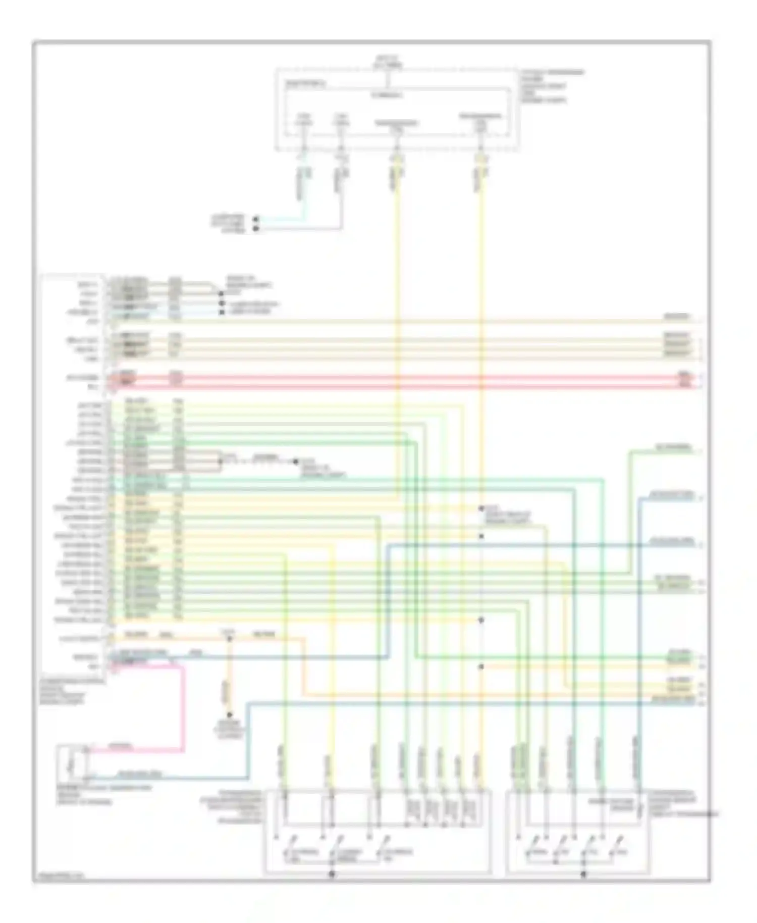 Challenger Dodge III (2008-2010): Transmission circuit, 4 speed (1 of 2)