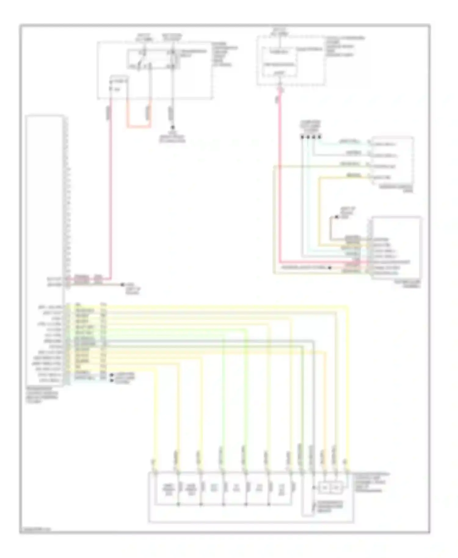 Challenger Dodge III (2008-2010): Transmission circuit, 5 speed