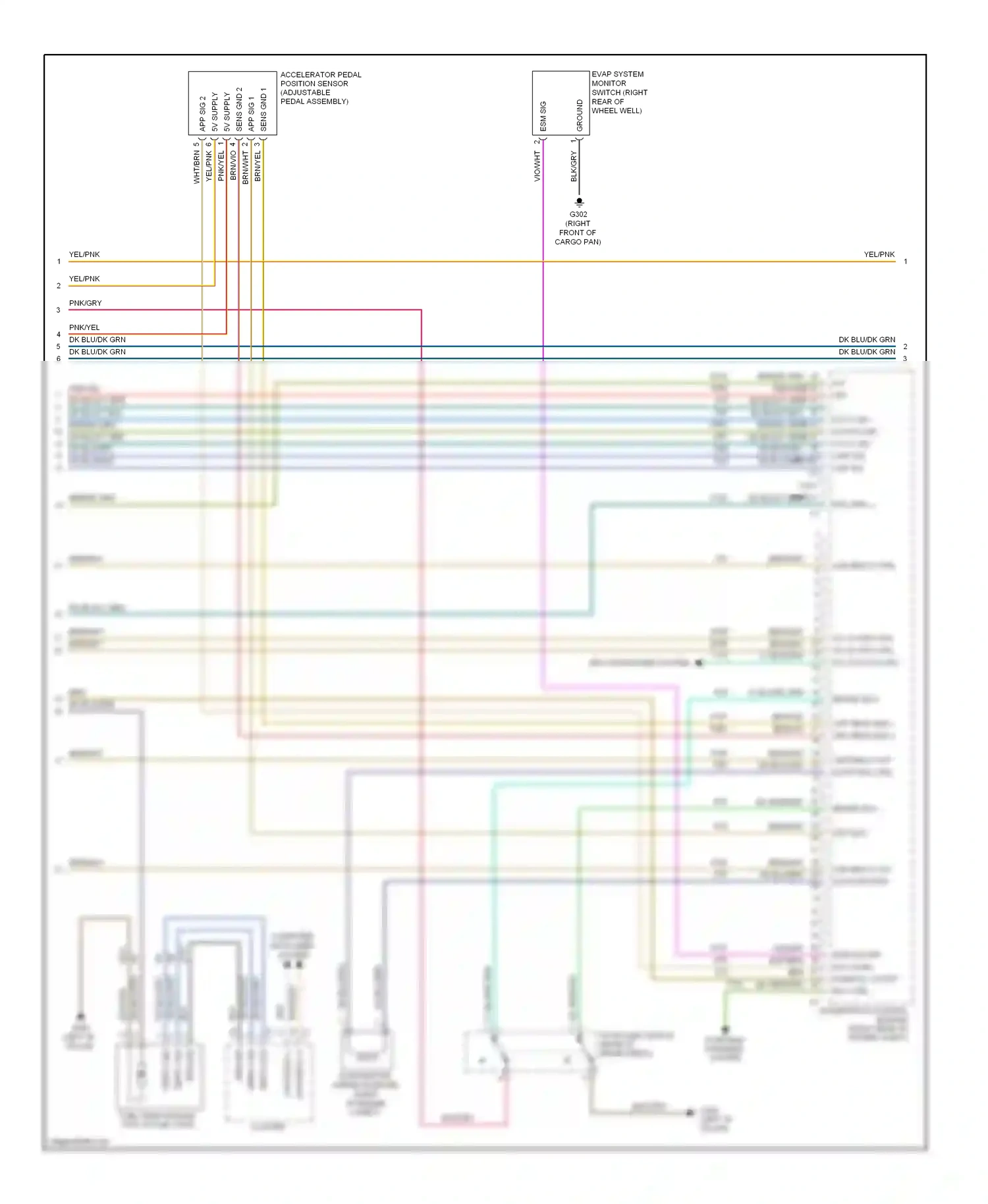 Dodge Challenger III (2008-2010) computer data lines system wiring diagram  (8 of 46)