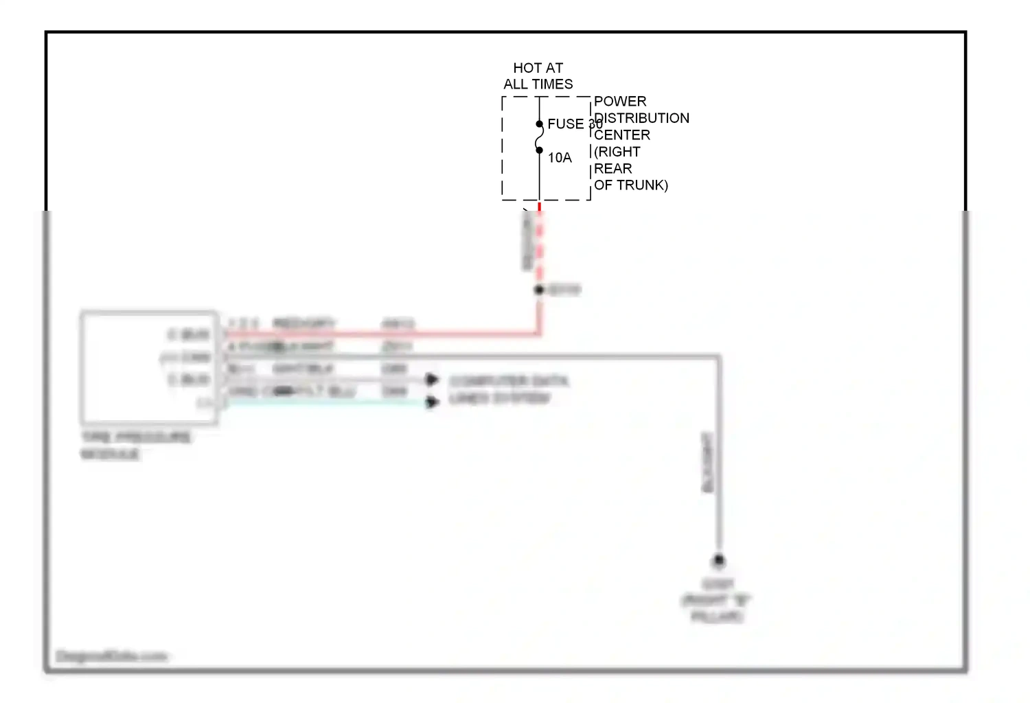 Dodge Challenger III (2008-2010) computer data lines system wiring diagram  (42 of 46)