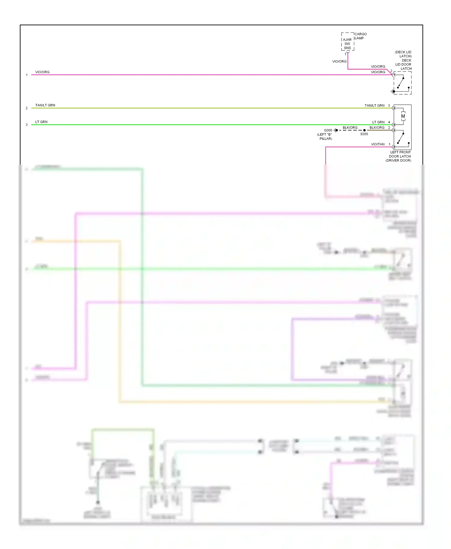 Dodge Challenger III (2008-2010) electronics wiring diagram  (4 of 19)