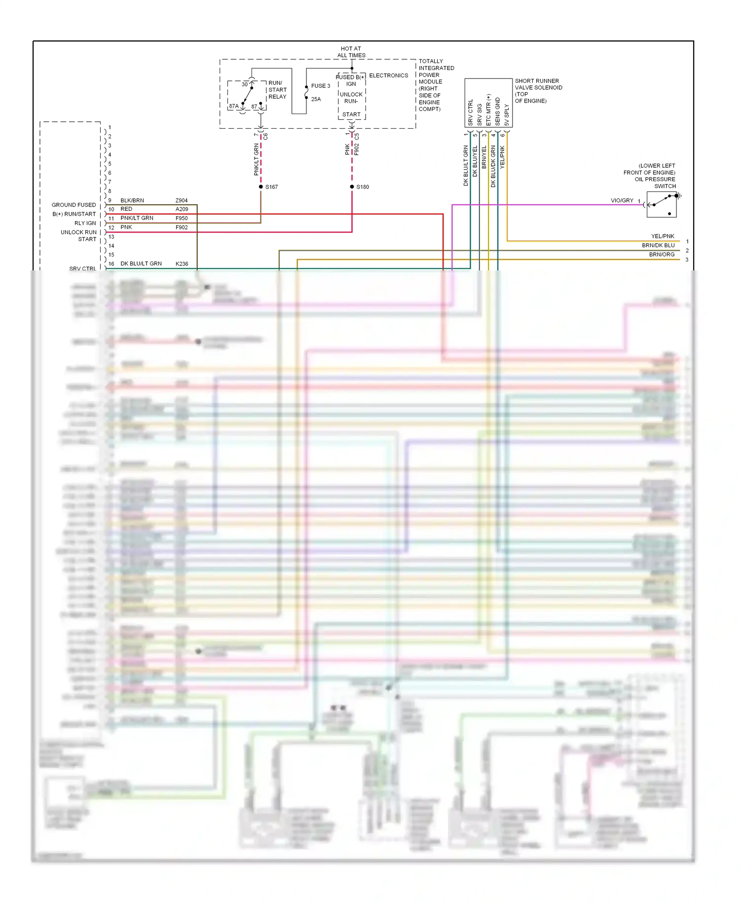 Dodge Challenger III (2008-2010) electronics wiring diagram  (9 of 19)