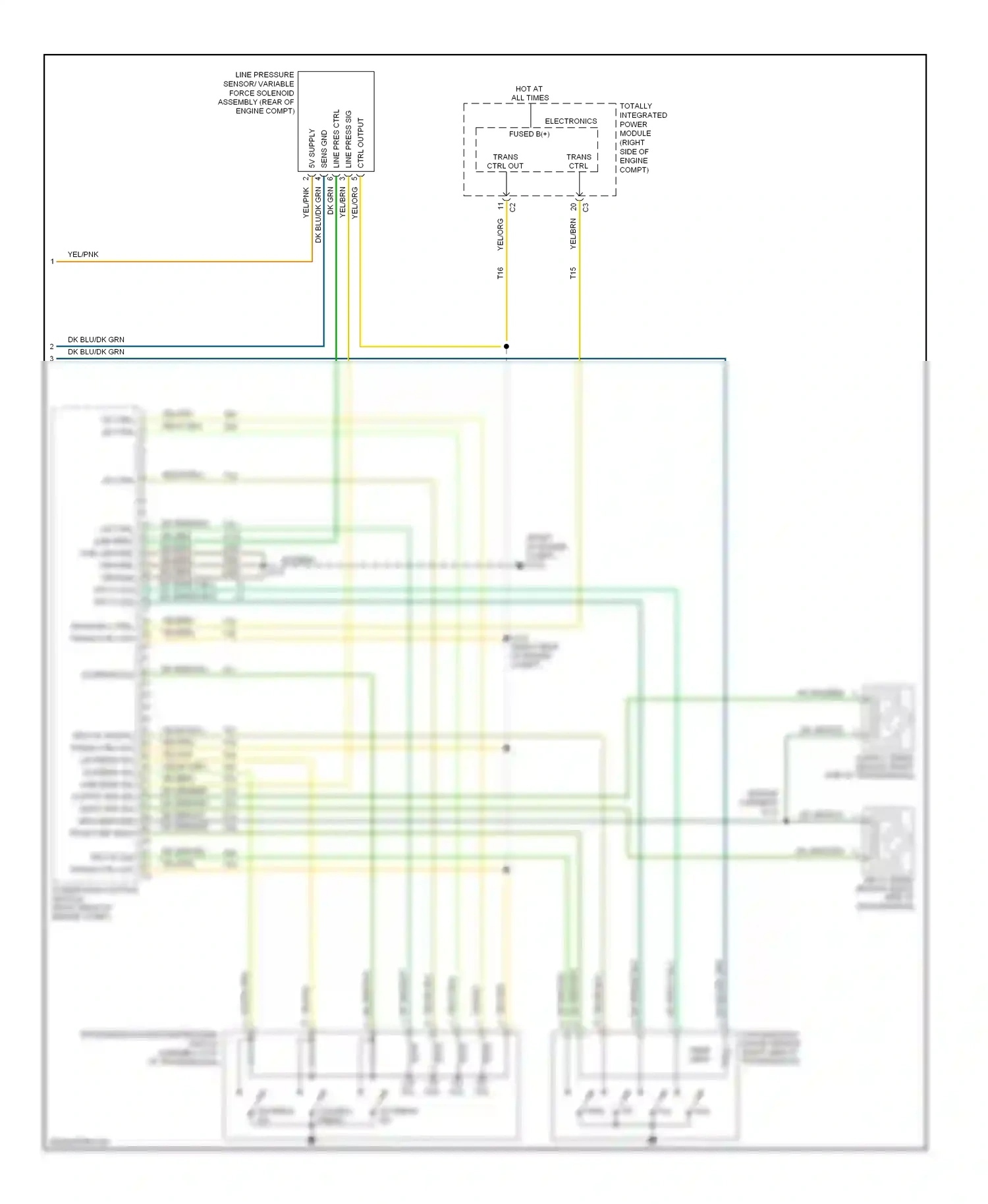 Dodge Challenger III (2008-2010) (engine harness, wiring diagram  (2 of 2)
