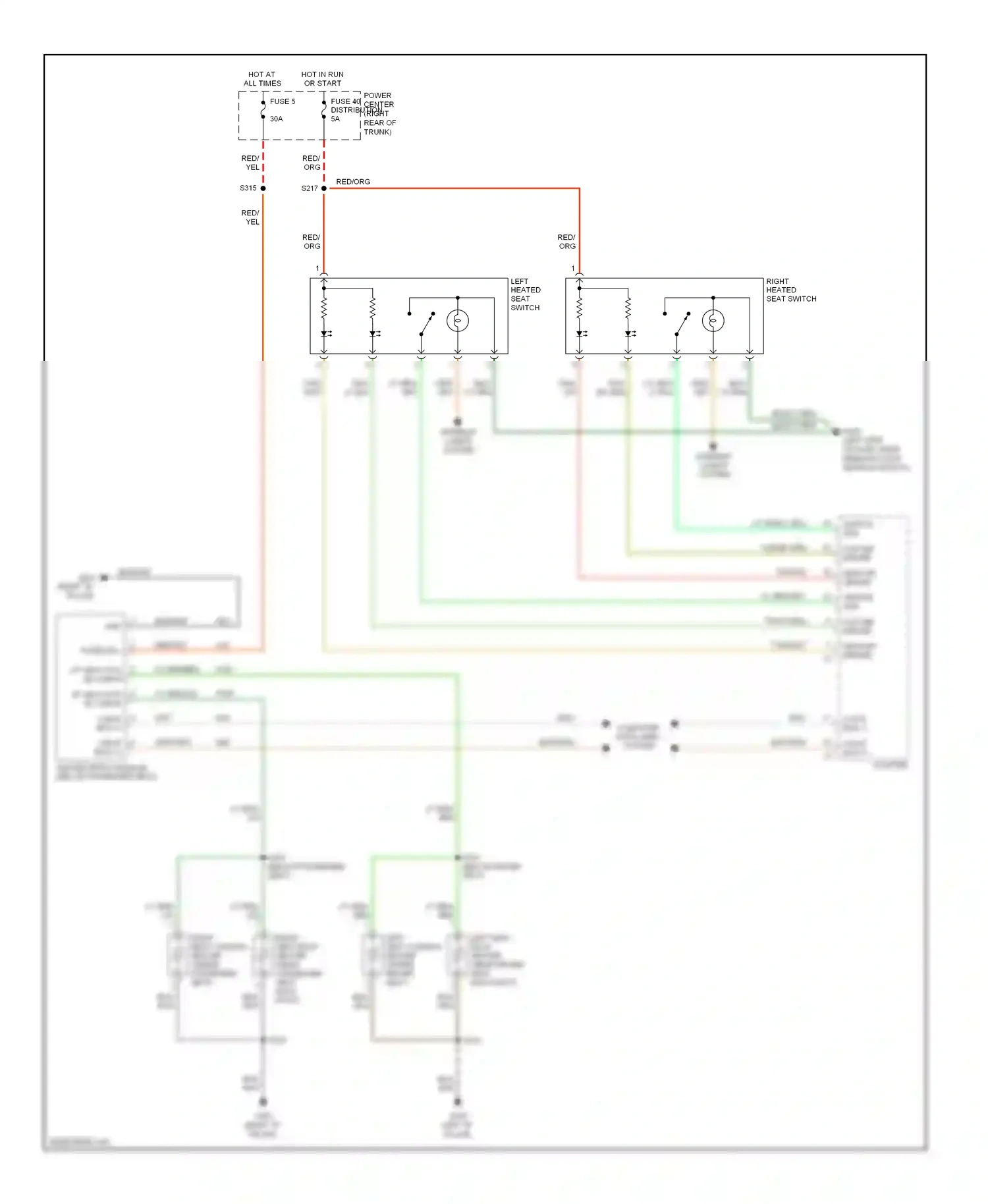 Dodge Challenger III (2008-2010) ignition switch wiring diagram  (1 of 1)