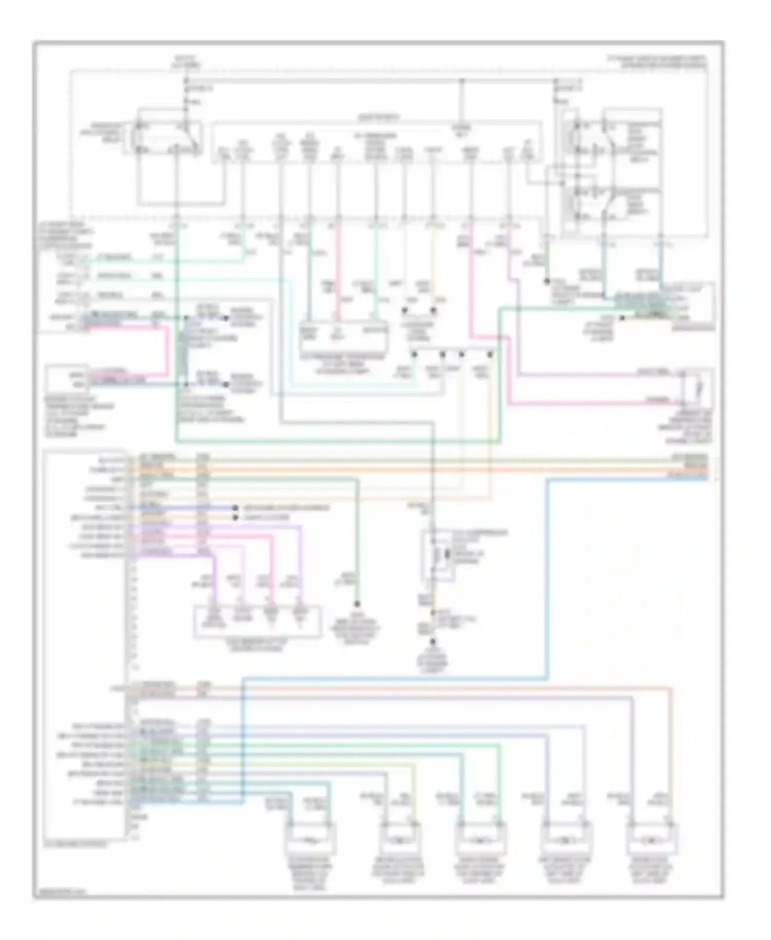 Charger Dodge V (2005-2010): Automatic a/c circuit (1 of 2)