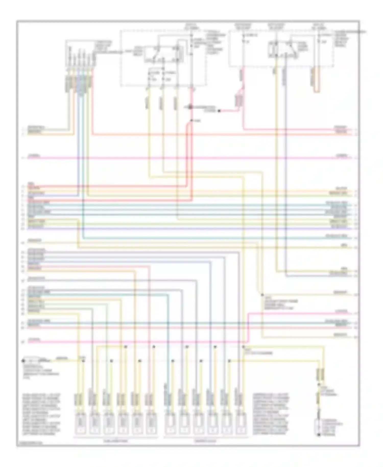 Charger Dodge V (2005-2010): Wiring diagram engine performance 2.7l (2 of 5)
