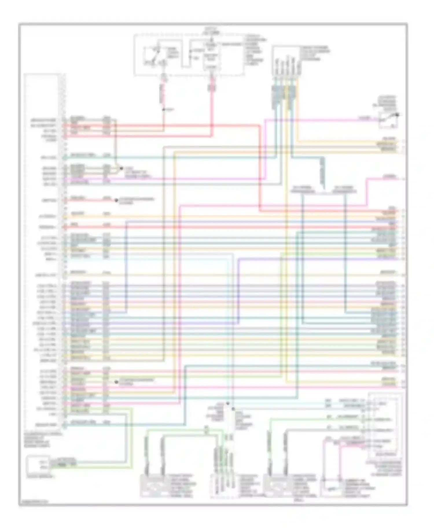 Charger Dodge V (2005-2010): Wiring diagram engine performance 3.5l (1 of 5)