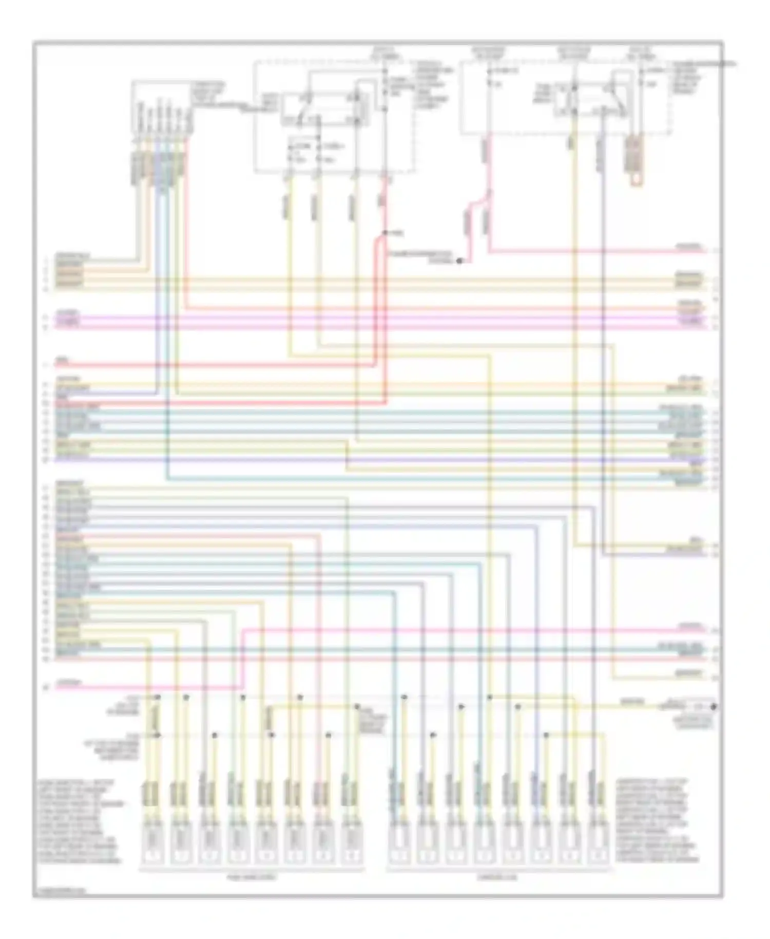 Charger Dodge V (2005-2010): Wiring diagram engine performance 5.7l (2 of 4)