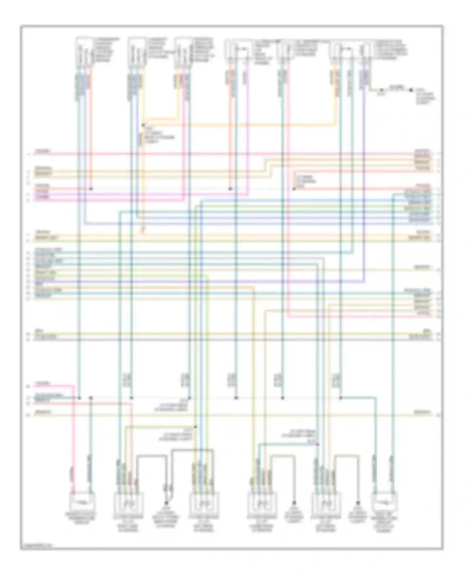 Charger Dodge V (2005-2010): Wiring diagram engine performance 5.7l (3 of 4)