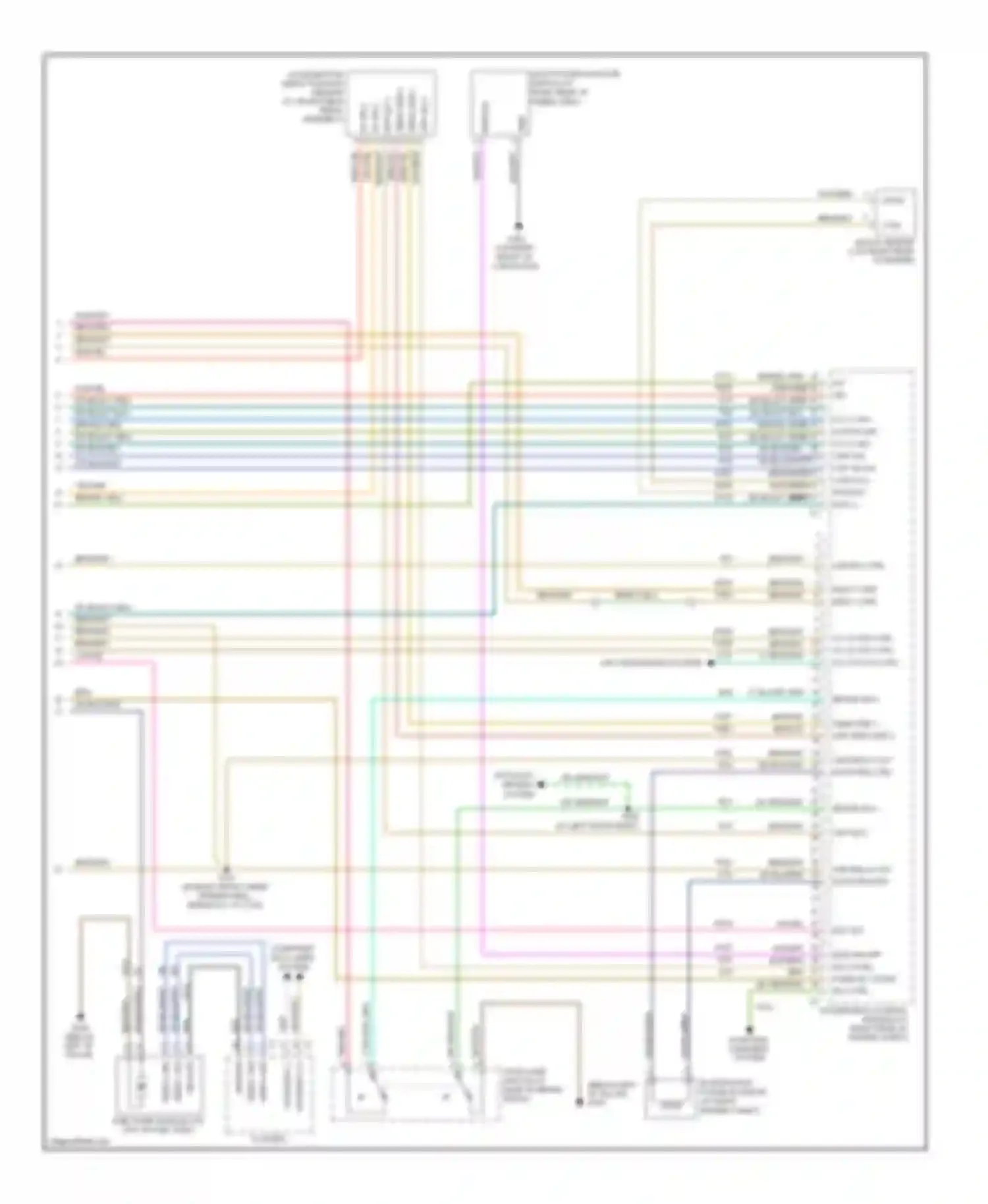 Charger Dodge V (2005-2010): Wiring diagram engine performance 5.7l (4 of 4)