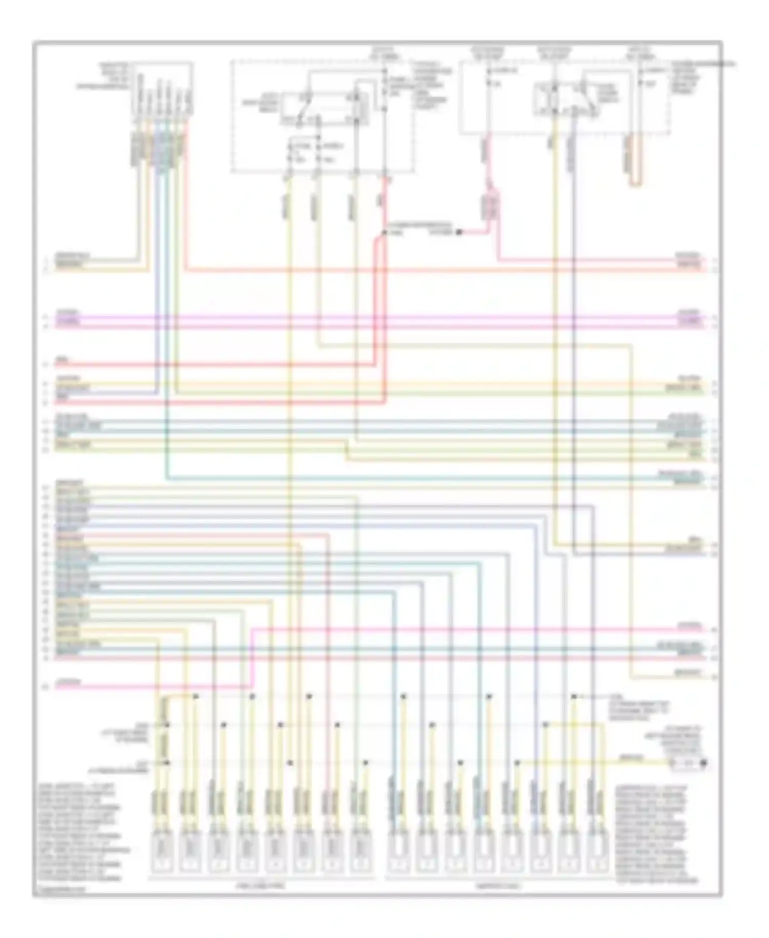 Charger Dodge V (2005-2010): Wiring diagram engine performance 6.1l (2 of 4)