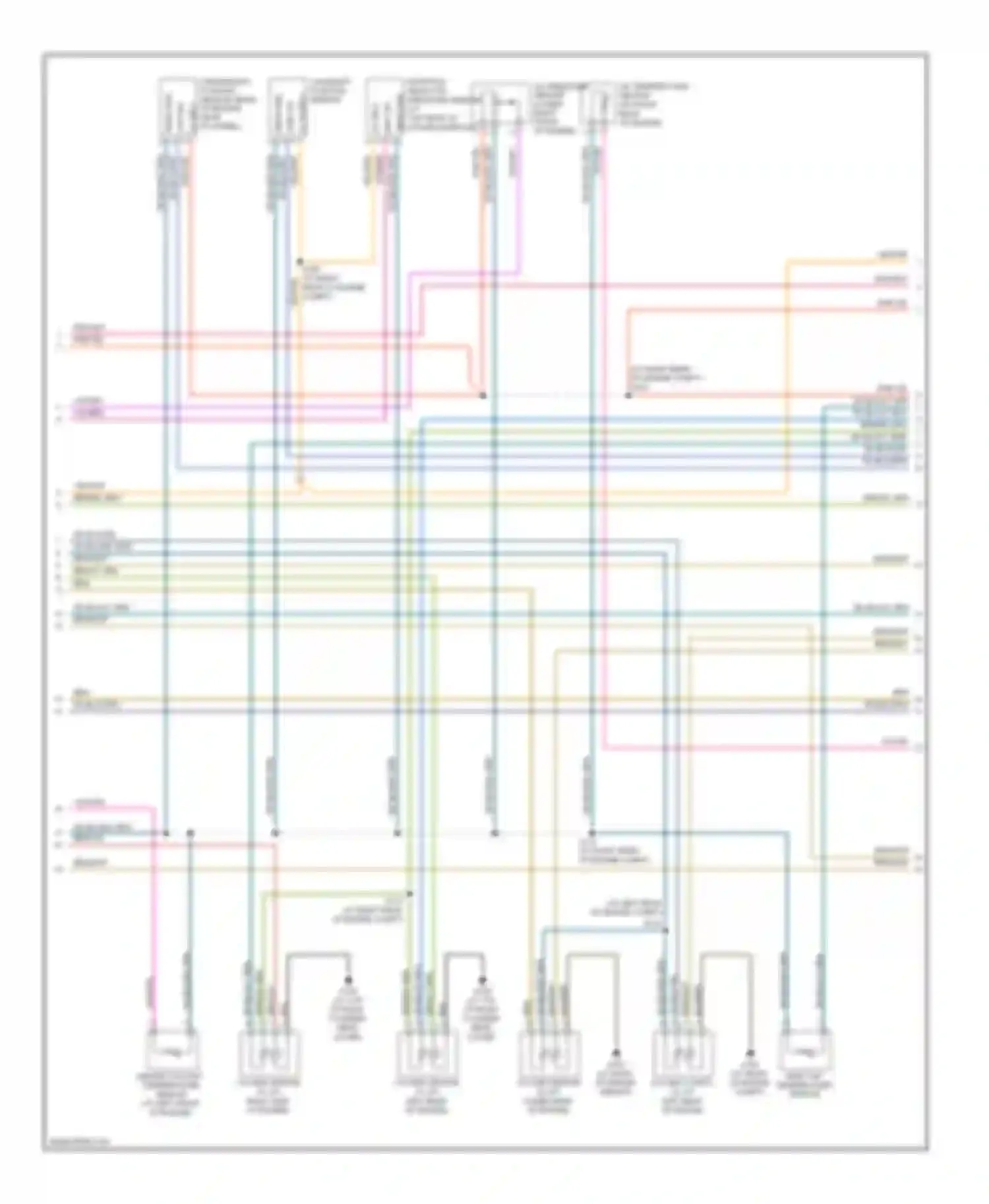 Charger Dodge V (2005-2010): Wiring diagram engine performance 6.1l (3 of 4)