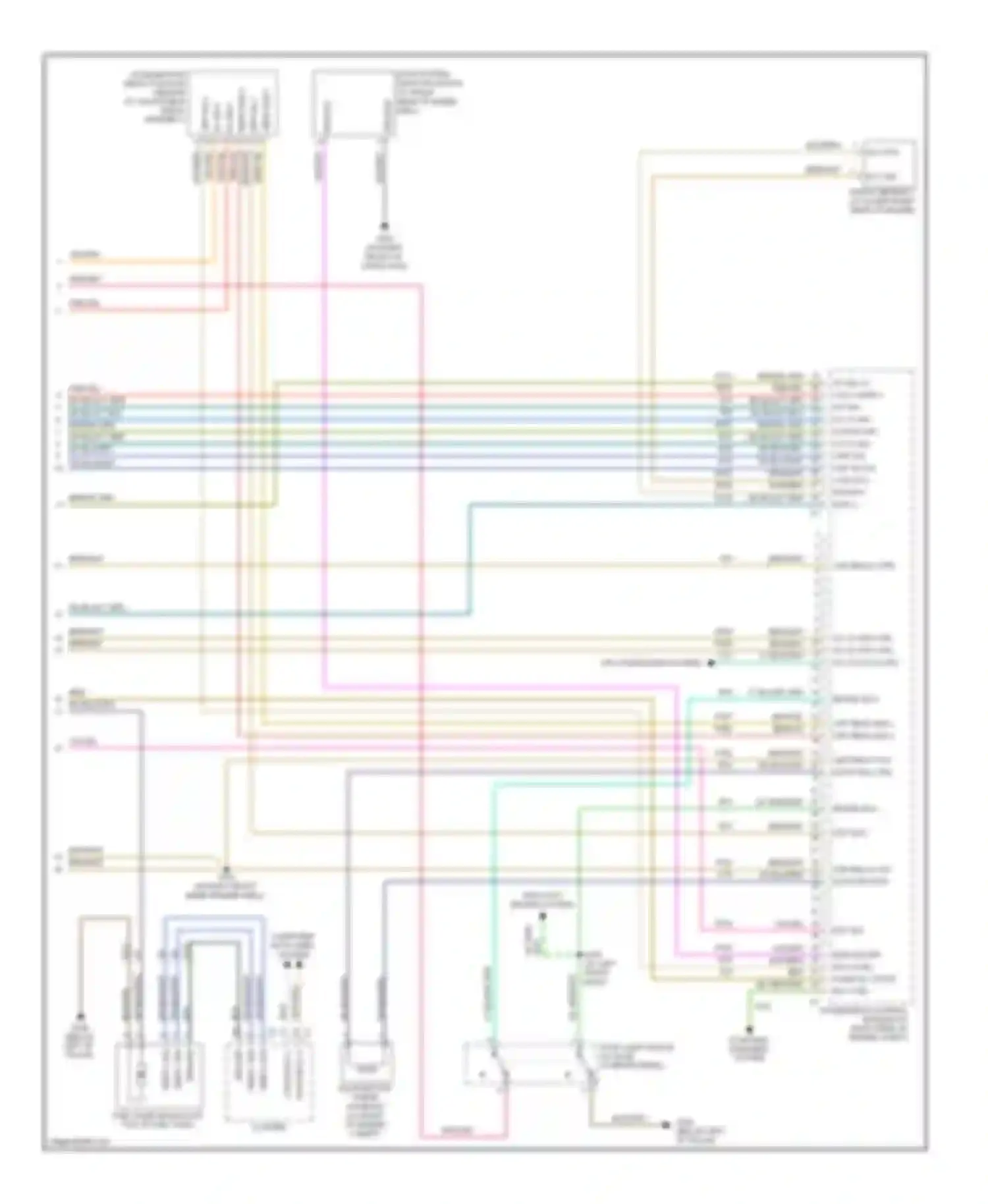 Charger Dodge V (2005-2010): Wiring diagram engine performance 6.1l (4 of 4)
