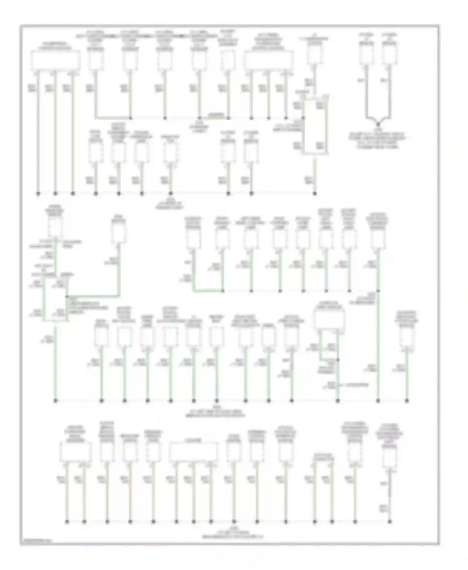 Charger Dodge V (2005-2010): Ground distribution circuit (2 of 4)