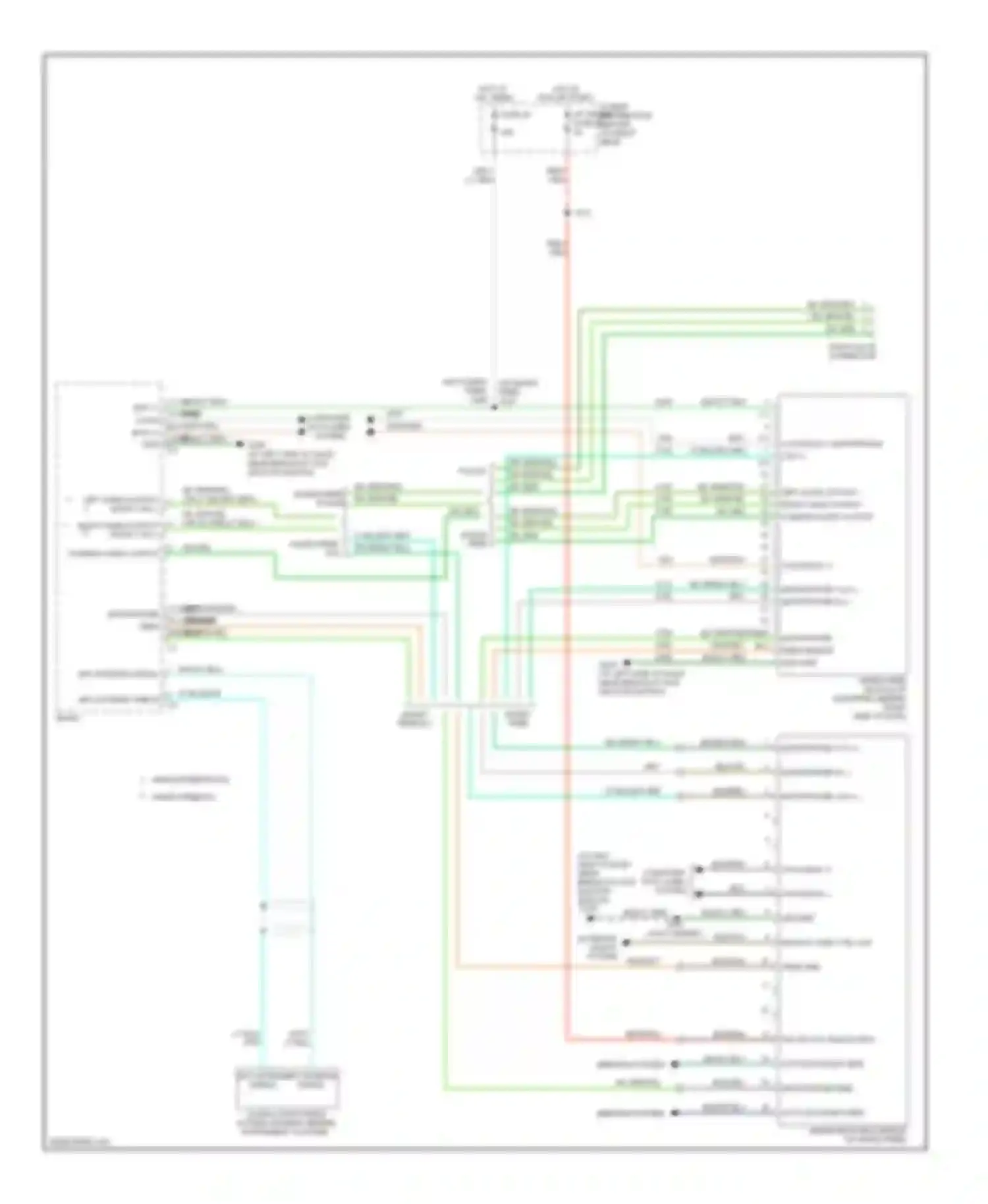 Charger Dodge V (2005-2010): Navigation circuit