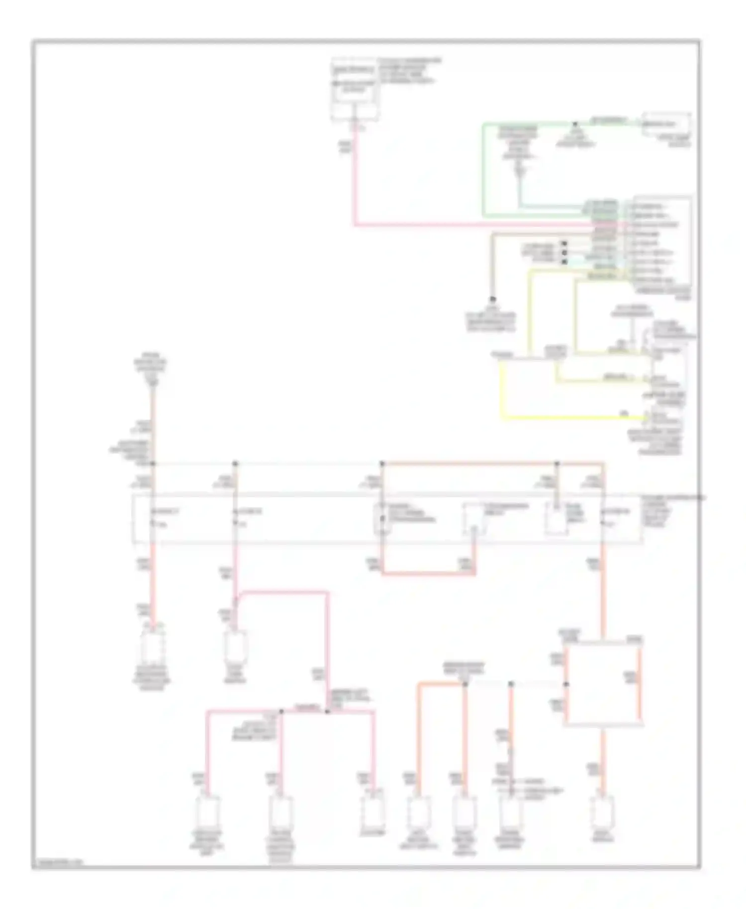 Charger Dodge V (2005-2010): Power distribution circuit (4 of 5)