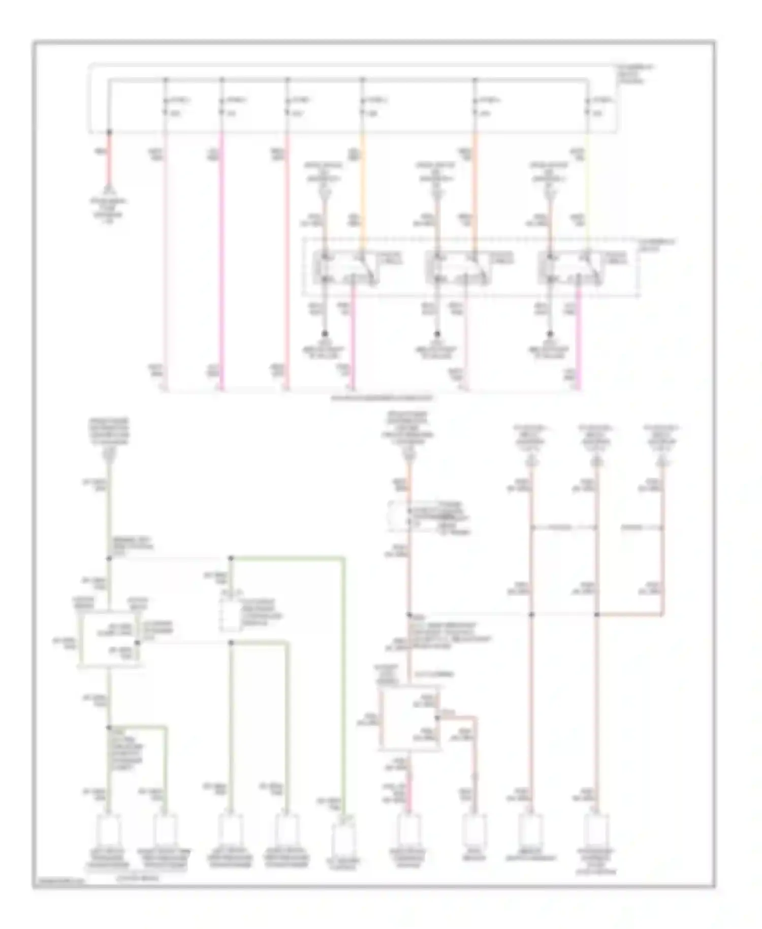 Charger Dodge V (2005-2010): Power distribution circuit (5 of 5)