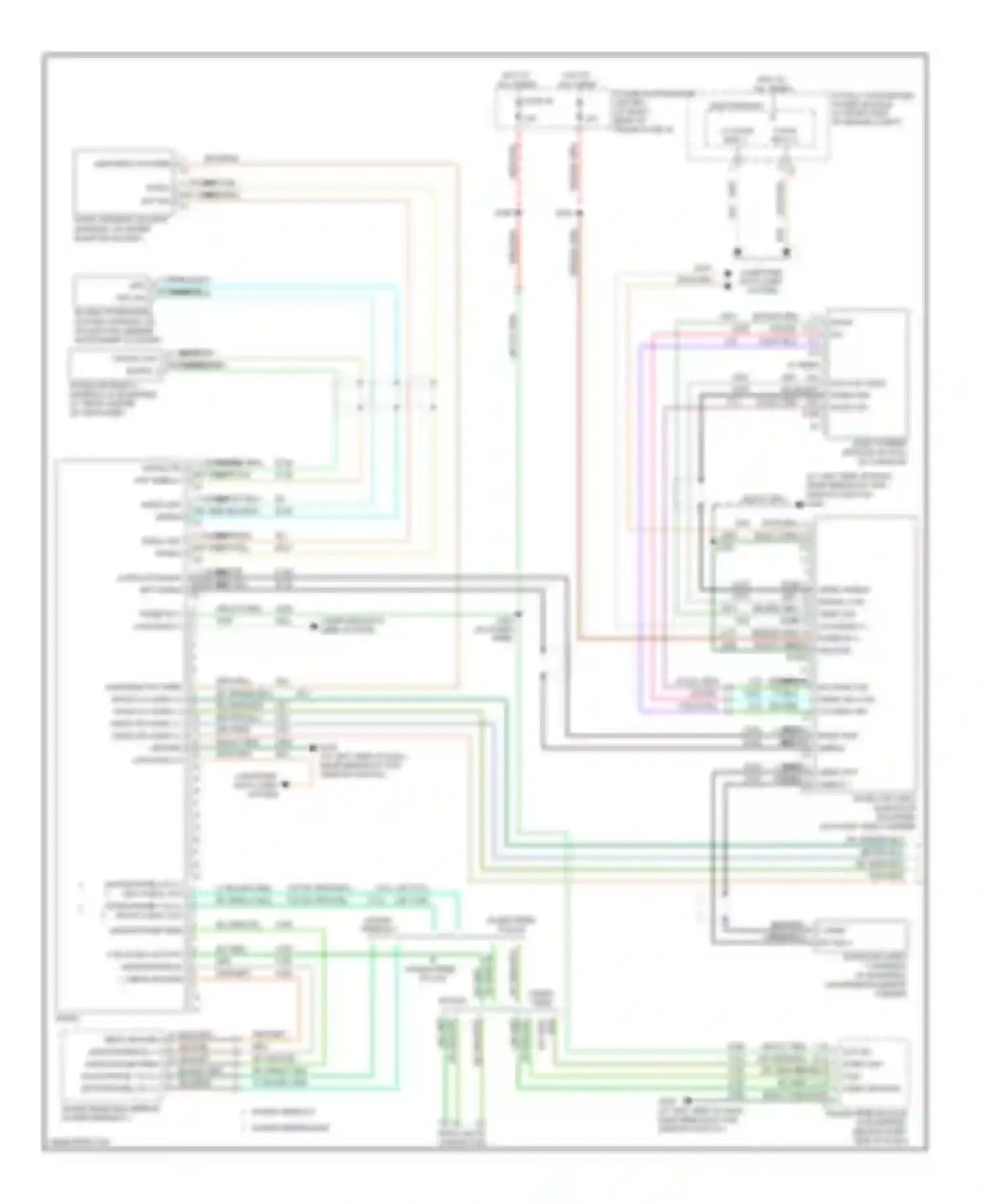 Charger Dodge V (2005-2010): Radio circuit, midline (1 of 2)