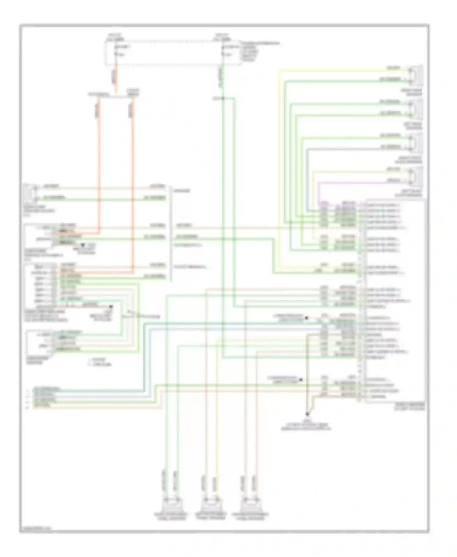 Charger Dodge V (2005-2010): Radio circuit, midline (2 of 2)